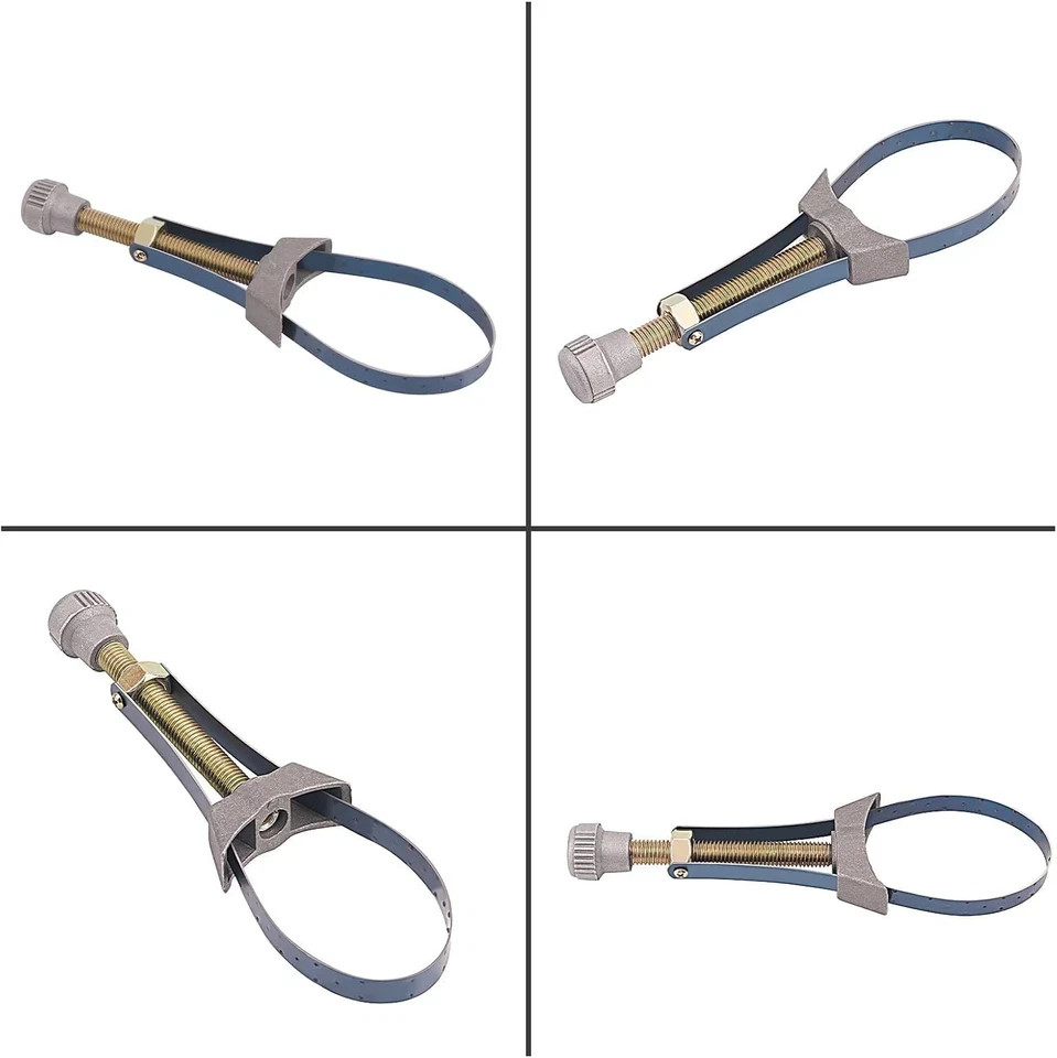 Oil Filter Removal Tool Strap Wrench Diameter Adjustable 60mm To 120mm Car Auto