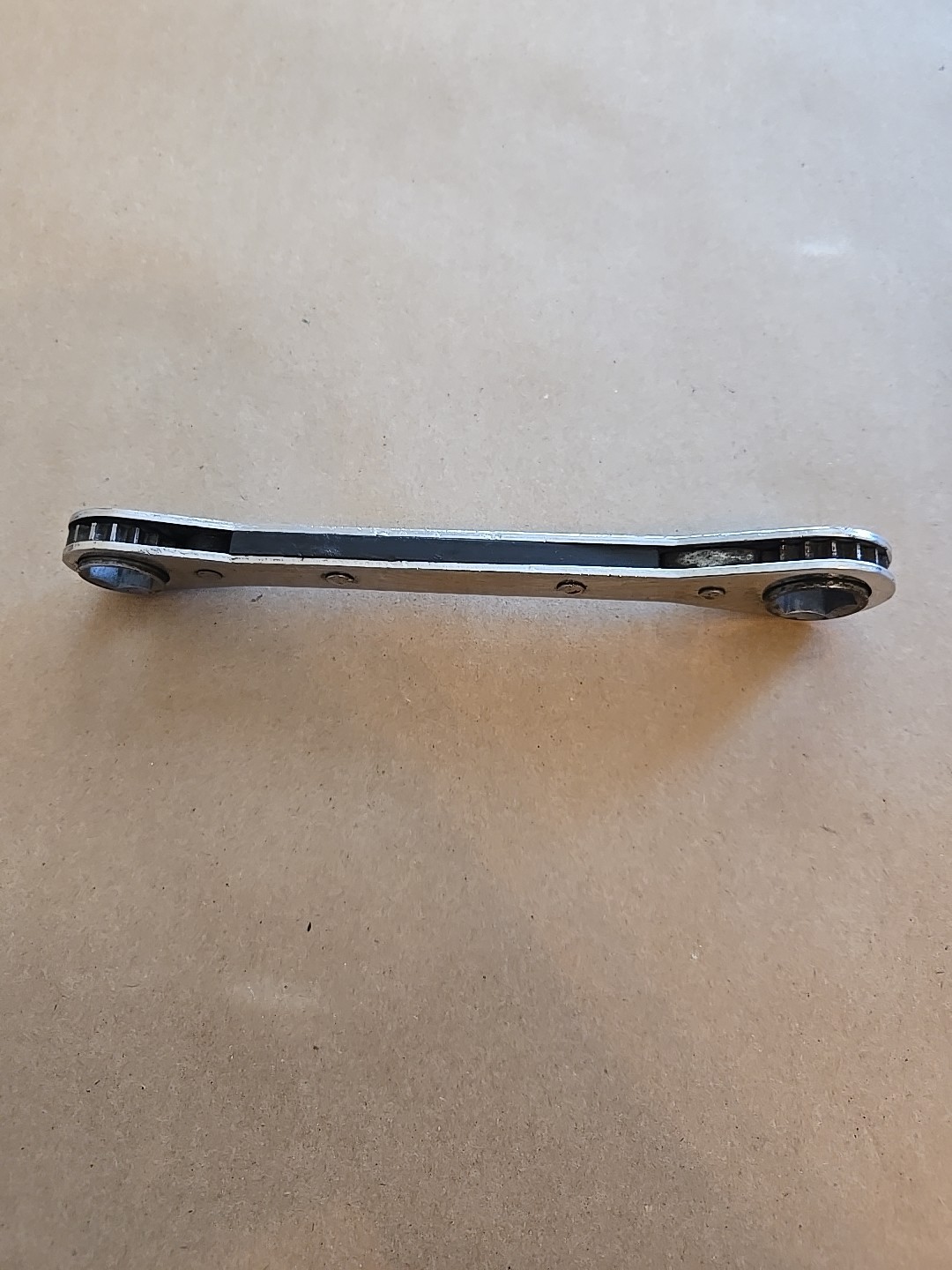 Mac Tools 13MM-14MM 6PT Metric Chrome Ratcheting Box Wrench USA RWM1314