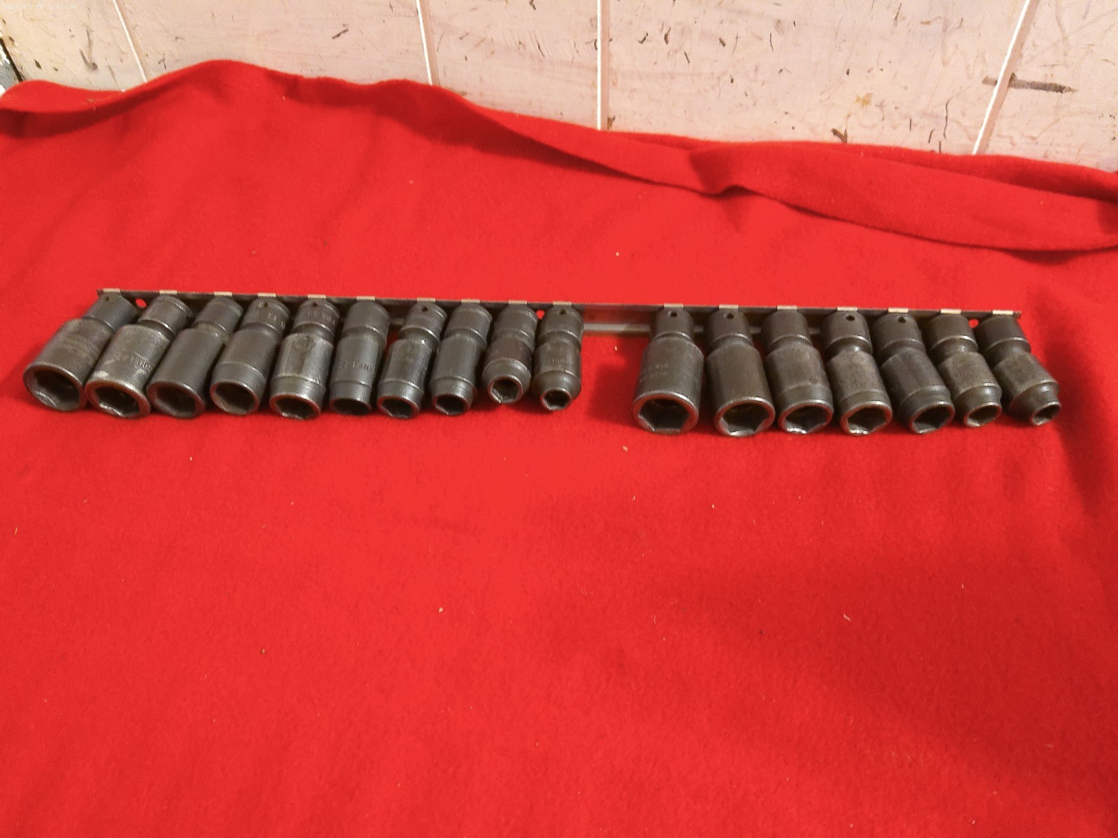 Cornwell 3/8 Metric & sae Impact Swivel Socket Set 17 Piece USA Made