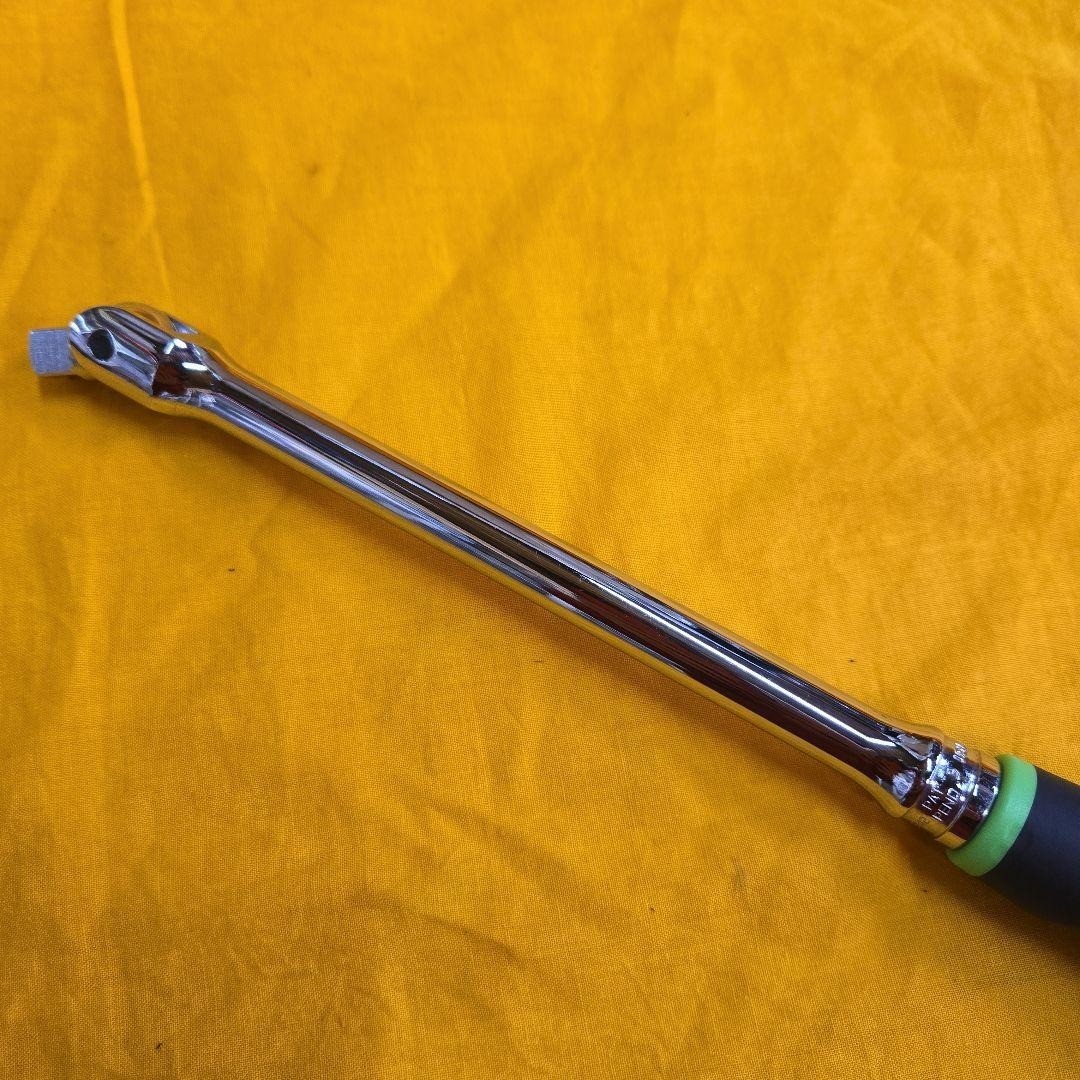 Snap-on FHBB12 3/8” Drive Breaker Bar 12.5” Long Green Soft Grip [Used]