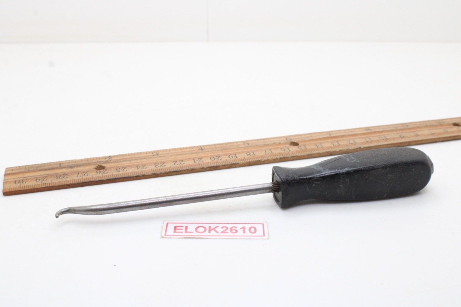 Snap-on Tools 4ASH 7″ Long Hook Pick Black Hard Handle USA
