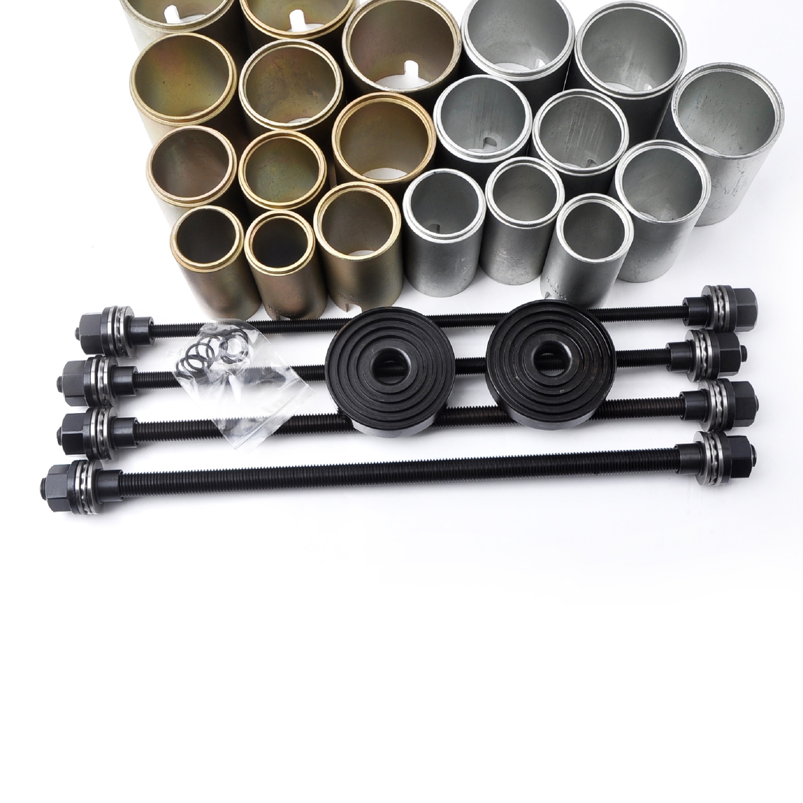Universal Press and Pull Sleeve Remove Install Bushes Bearings Garage Tool Kit