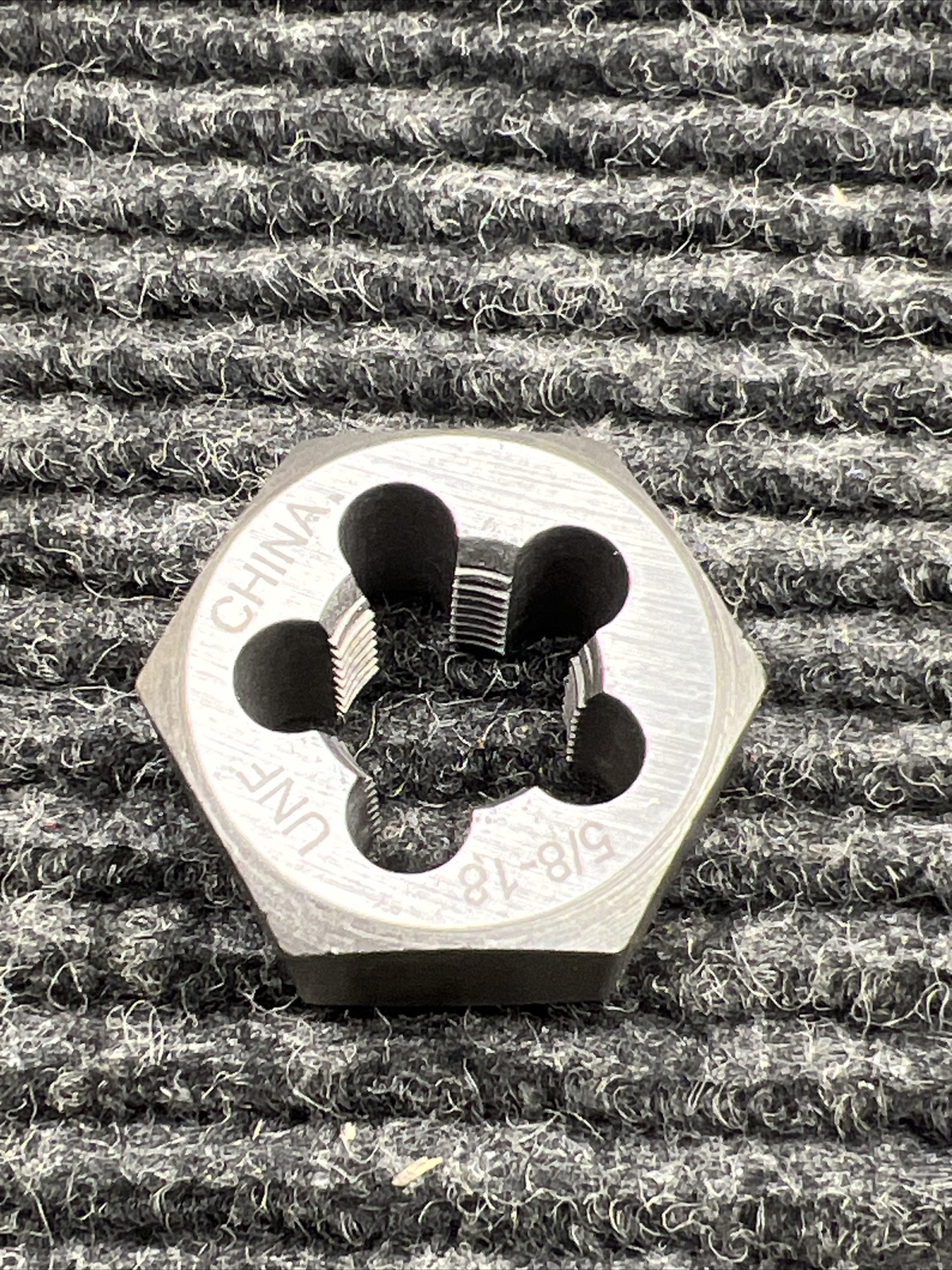New Northland Carbon Steel Heavy Duty Hex Die, Size 5/8-18 NF, 083541