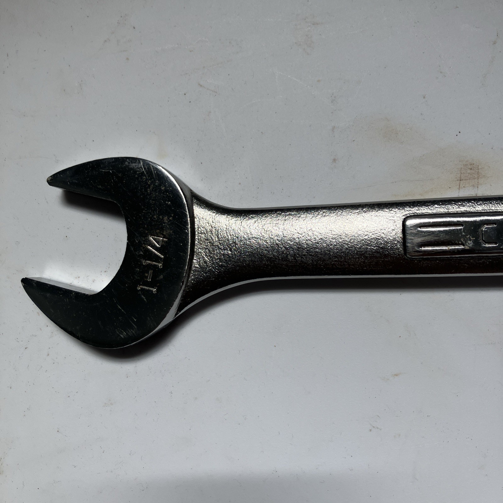 Open End Wrench Craftsman -VV- 44587 1-1/4″ x 1-5/16″ SAE Standard Vintage USA