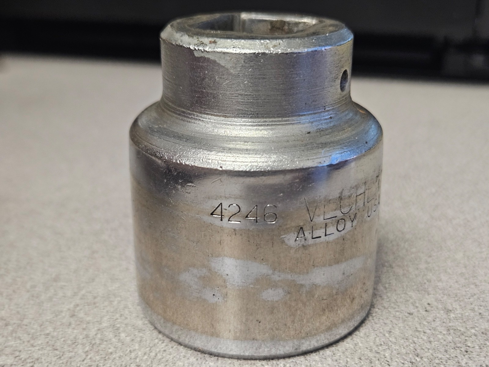 Vlchek 4246 vintage 3/4-inch drive socket 1-7/16-inch size