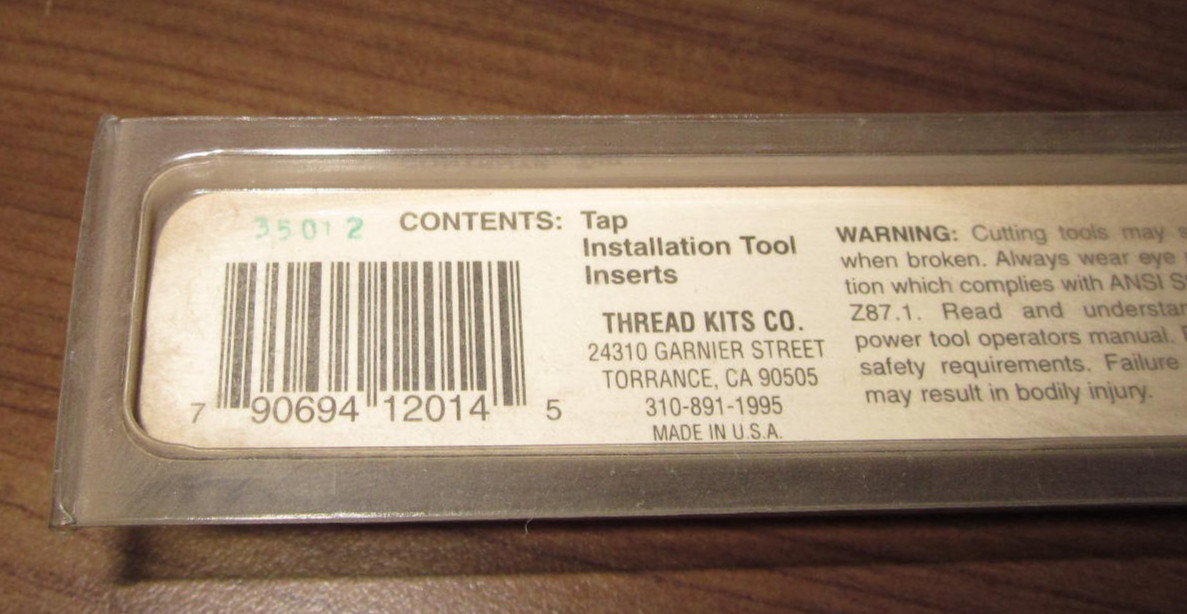 Perma-Coil 1208-014 ~ Thread Repair Insert Kit 4-40 Inch Coarse .. new, dusty