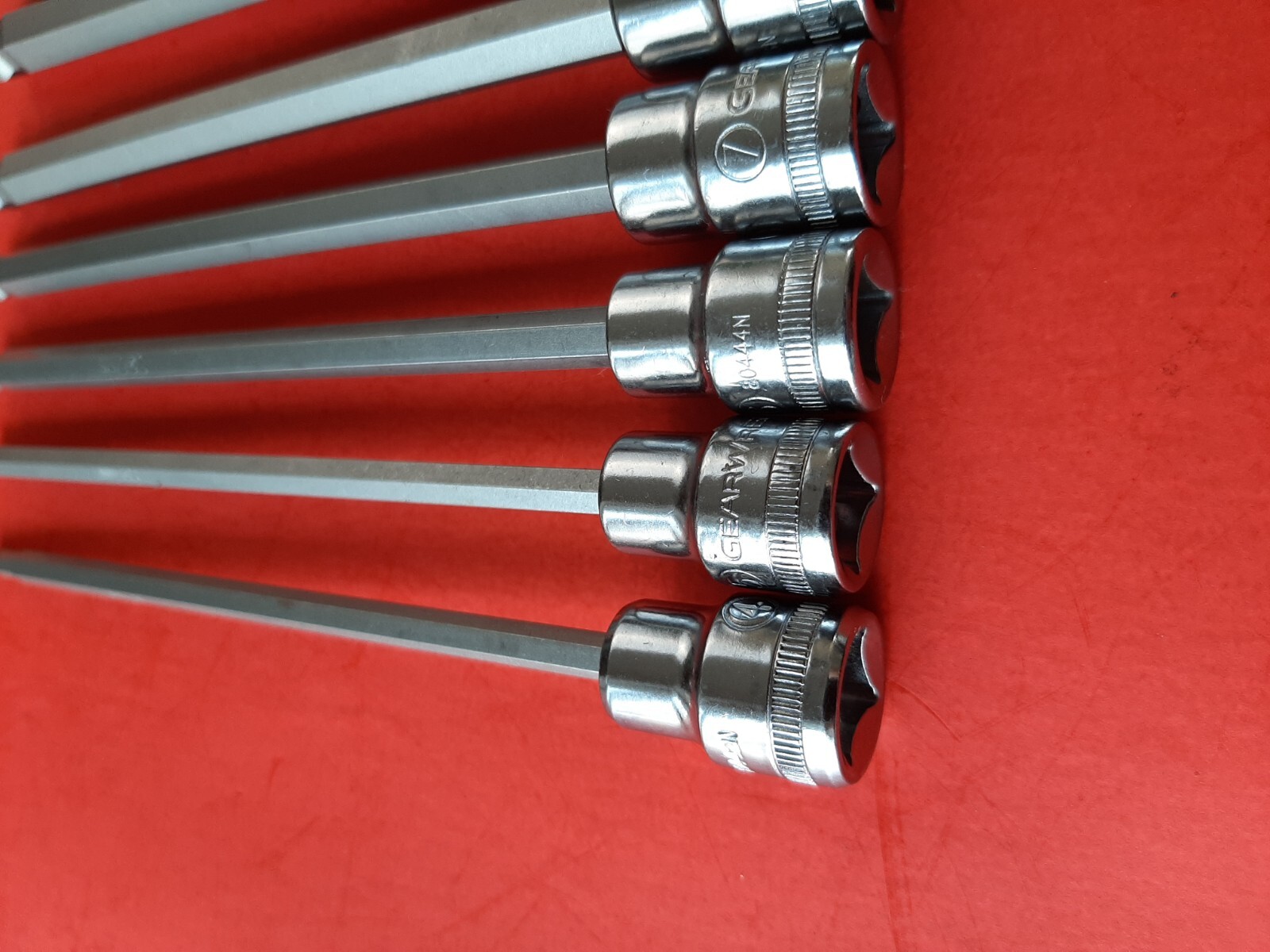 NEW GearWrench 7 Pc Metric Long Ball Hex Socket Driver Set 4-10mm 3/8″ Drive