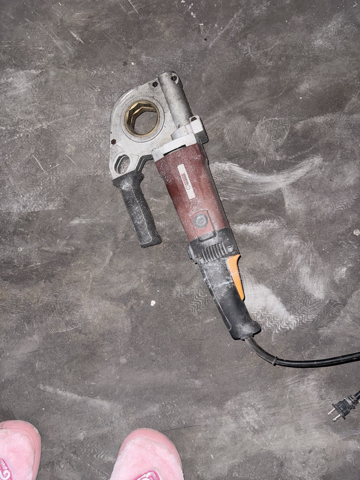 Milwaukee Right Angle Drill Heavy Duty Corded Power Tool Pipe Treads