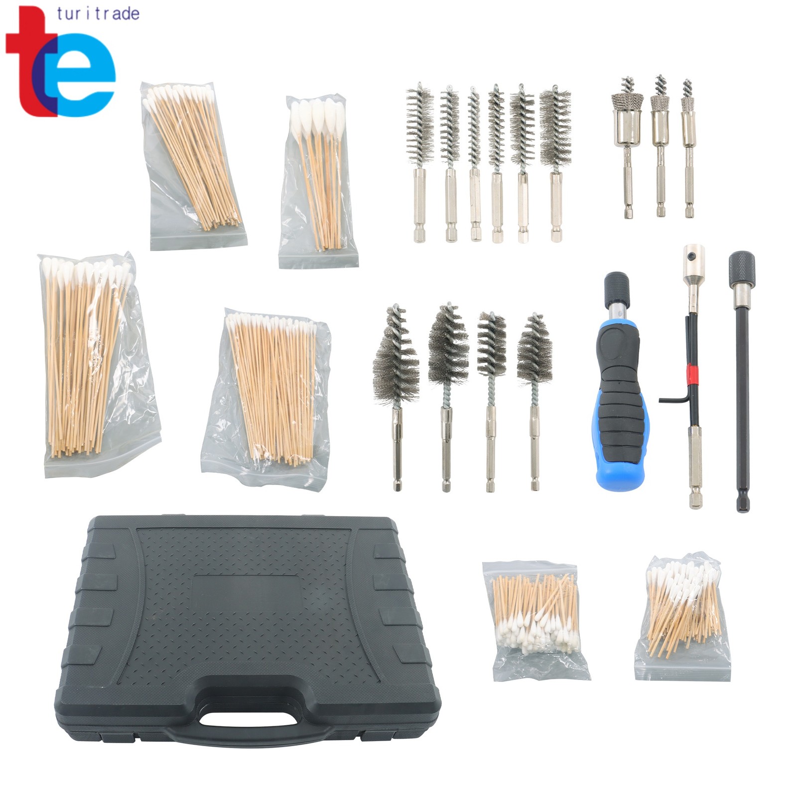 Professional Diesel Injector-Seat Cleaning Kit 8090S Cylinder Heads (17-Pack)
