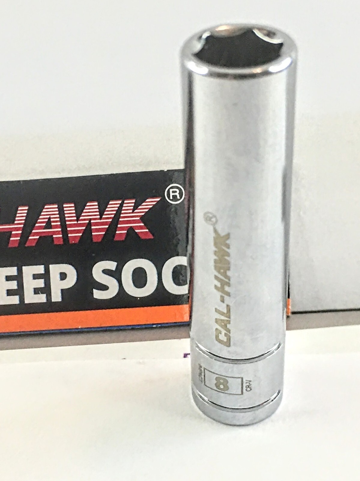 Cal- Hawk Deep Socket 8 mm x 1/4″ Dr 6Pt Free USA Ship
