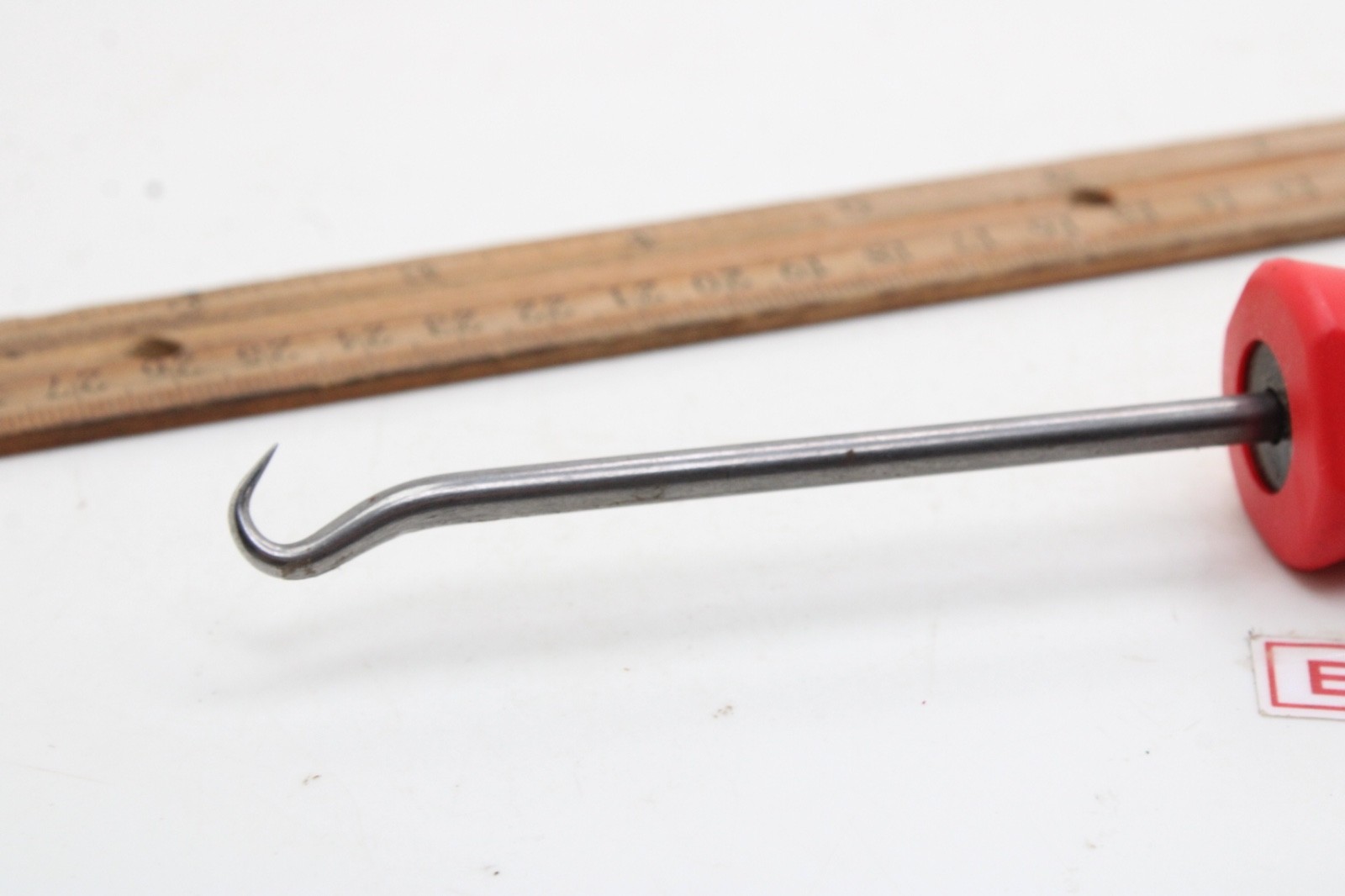 Snap-on SG4ASHB 8″ RED Soft Grip Large Red/Black Handle Heavy-Duty Hook Pick USA