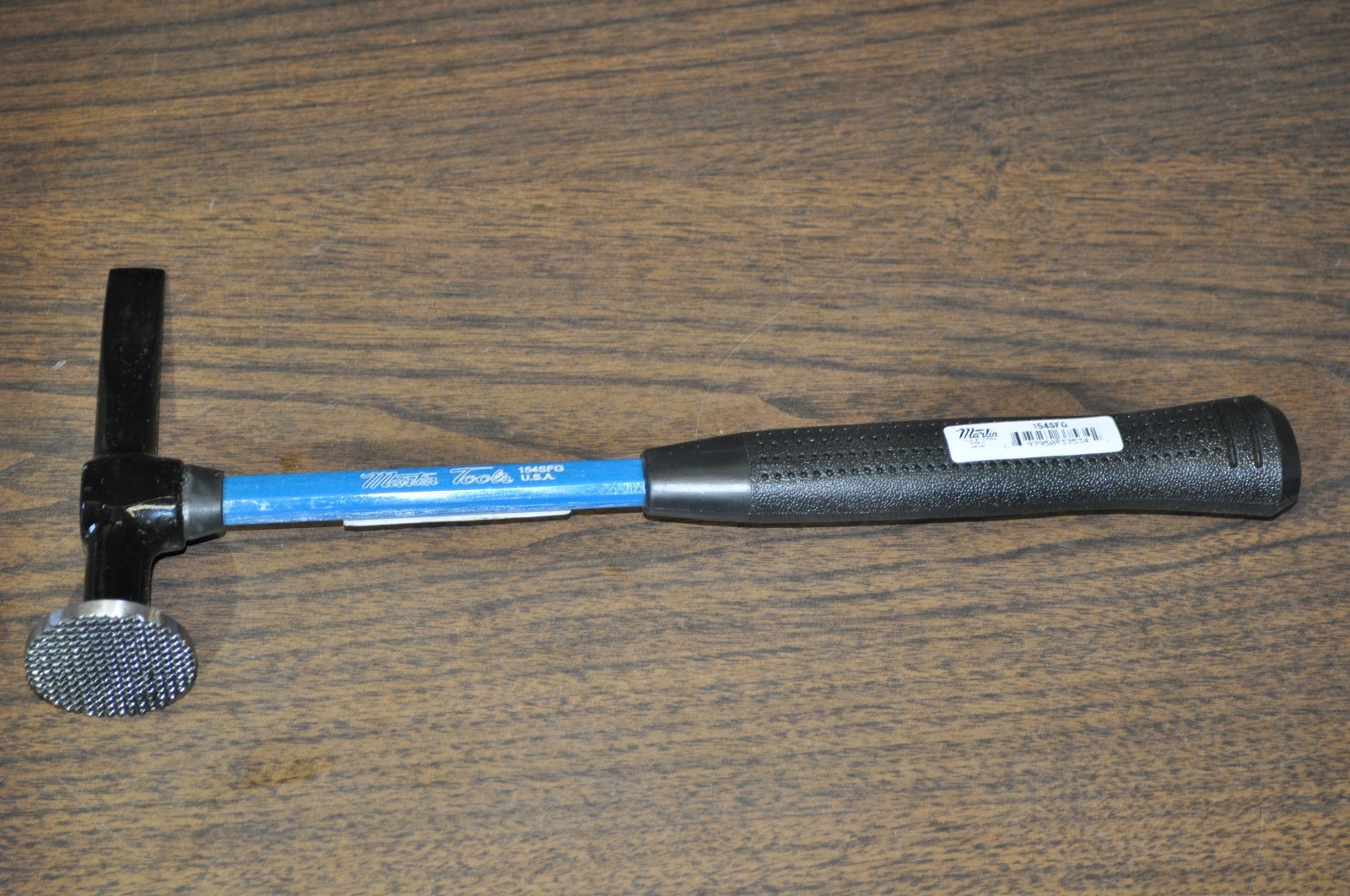 Martin Tool 154SFG Auto body Shrinking Hammer Vertical Chisel Fiberglass Handle