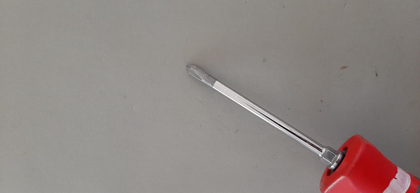 Snap-on SHDP31IR No # 1 Phillips Red Gray Instinct Grip Screwdriver USA Marked