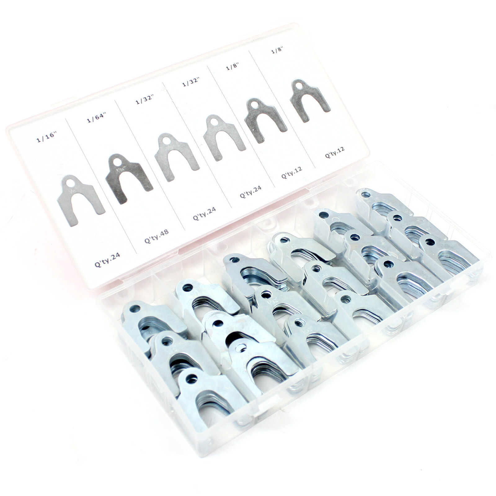 144 pcs Body Shim Assortment Auto Door Fender Alignment Shim Universal w/ Case