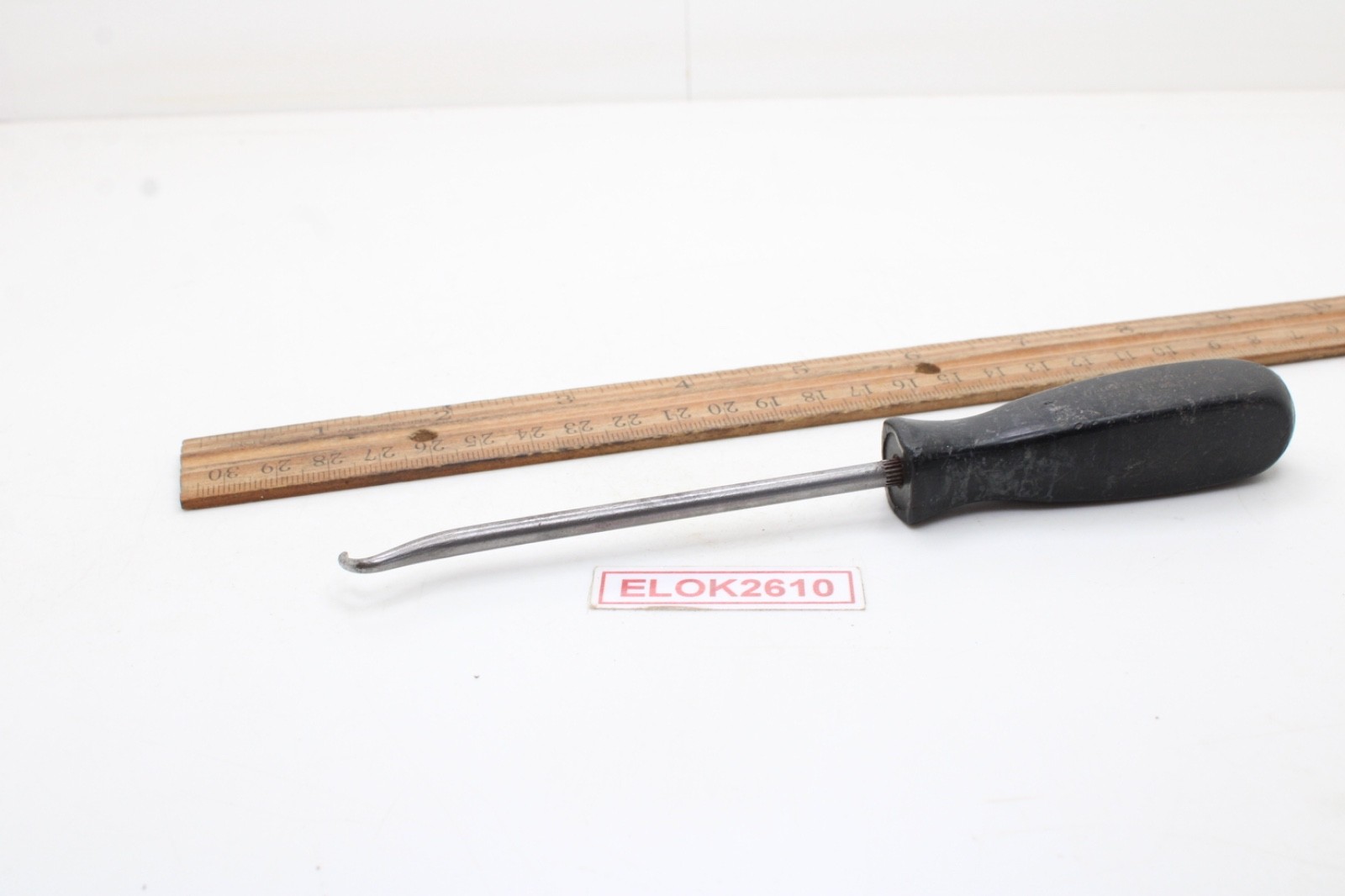 Snap-on Tools 4ASH 7″ Long Hook Pick Black Hard Handle USA