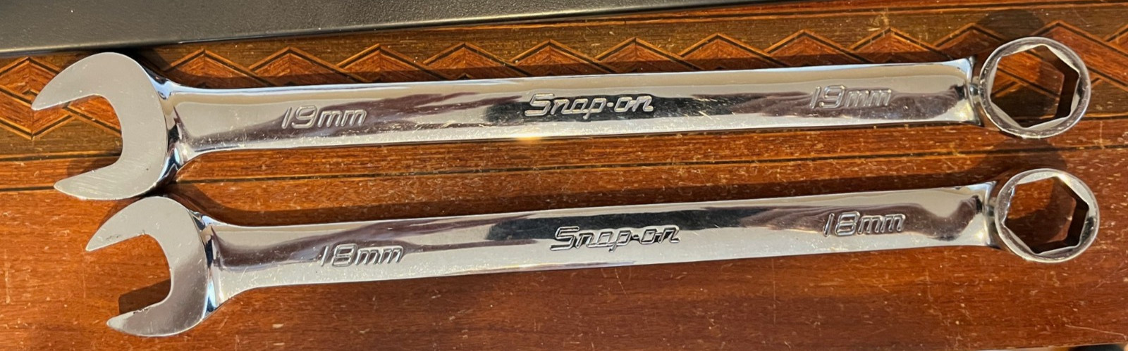 Snap-on OSHM713 13Pc Metric Combination Wrench Set 7MM-19MM 6 Point SAVE!!