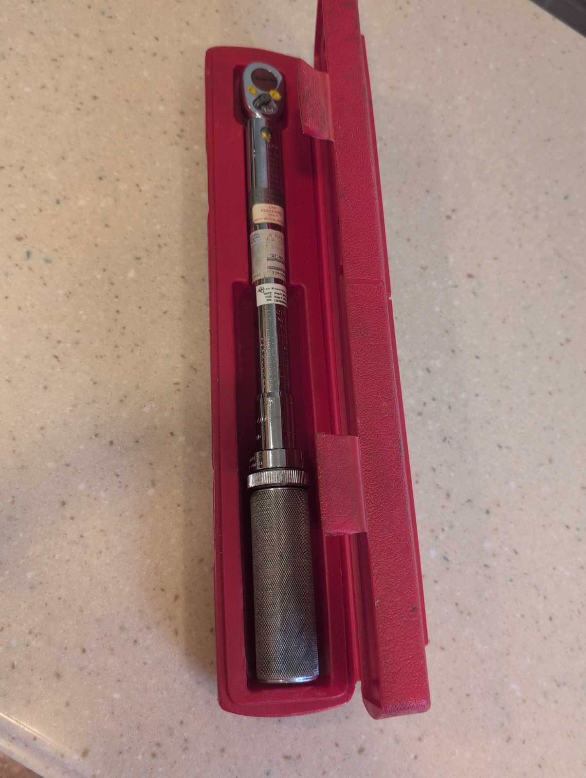Snap on Qjr284d 3/8 Drive 1000 Pounds/inch Torque Wrench – Pre Owned