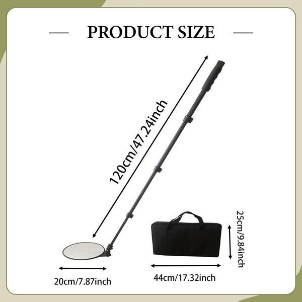 Vehicle Inspection Mirror for Security View Handheld Tool with Extendable