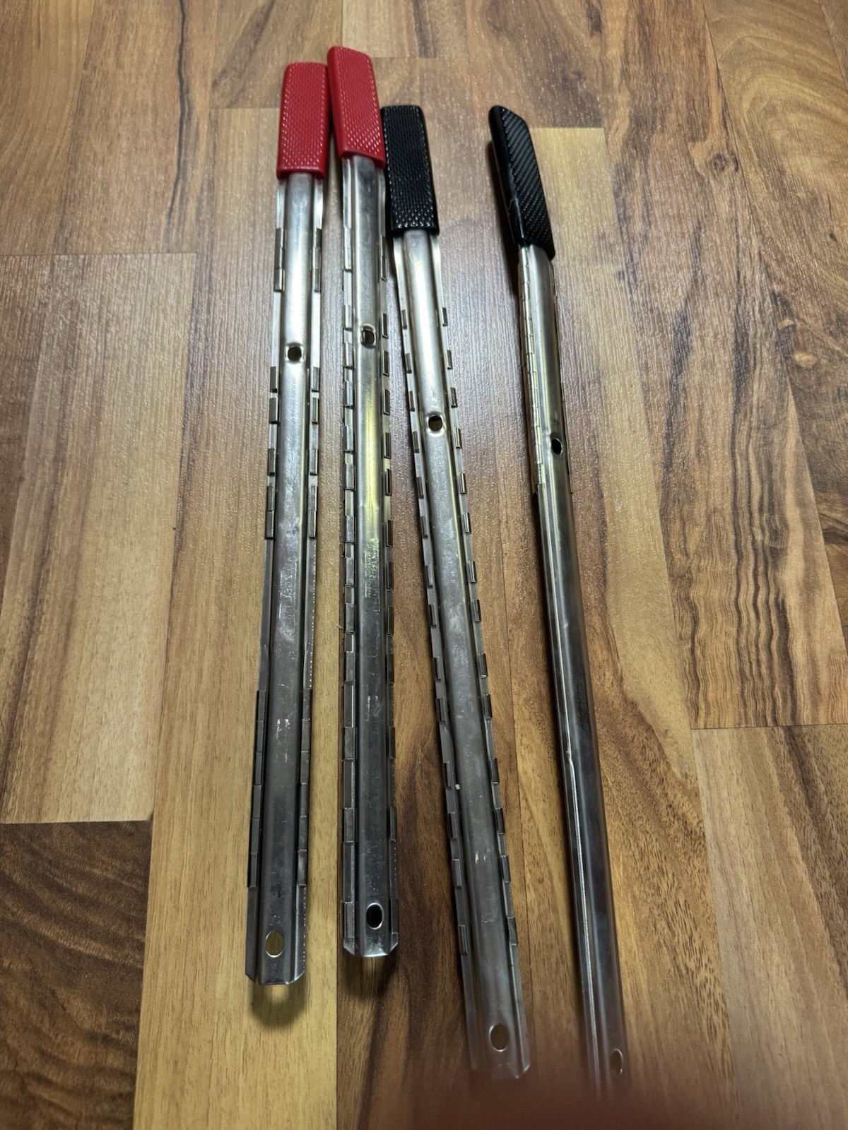Lot Of 4 Craftsman USA Socket Rails 1/2” And 3/8” Drive NICE FREE SHIPPING