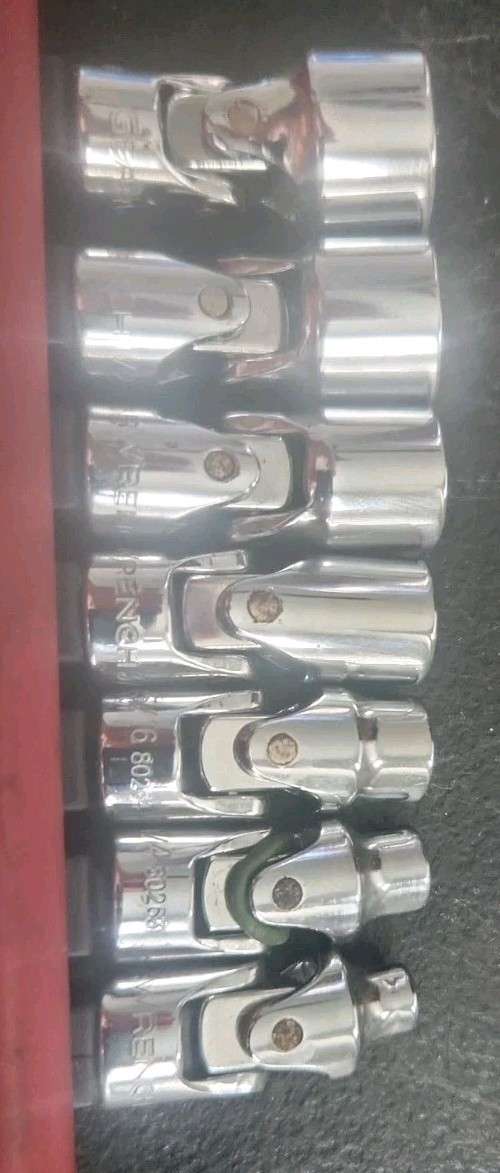 GearWrench 80310D 7 Piece Flex Socket Set 1/4 Inch Drive 6 Pt SAE 3/16 to 9/16
