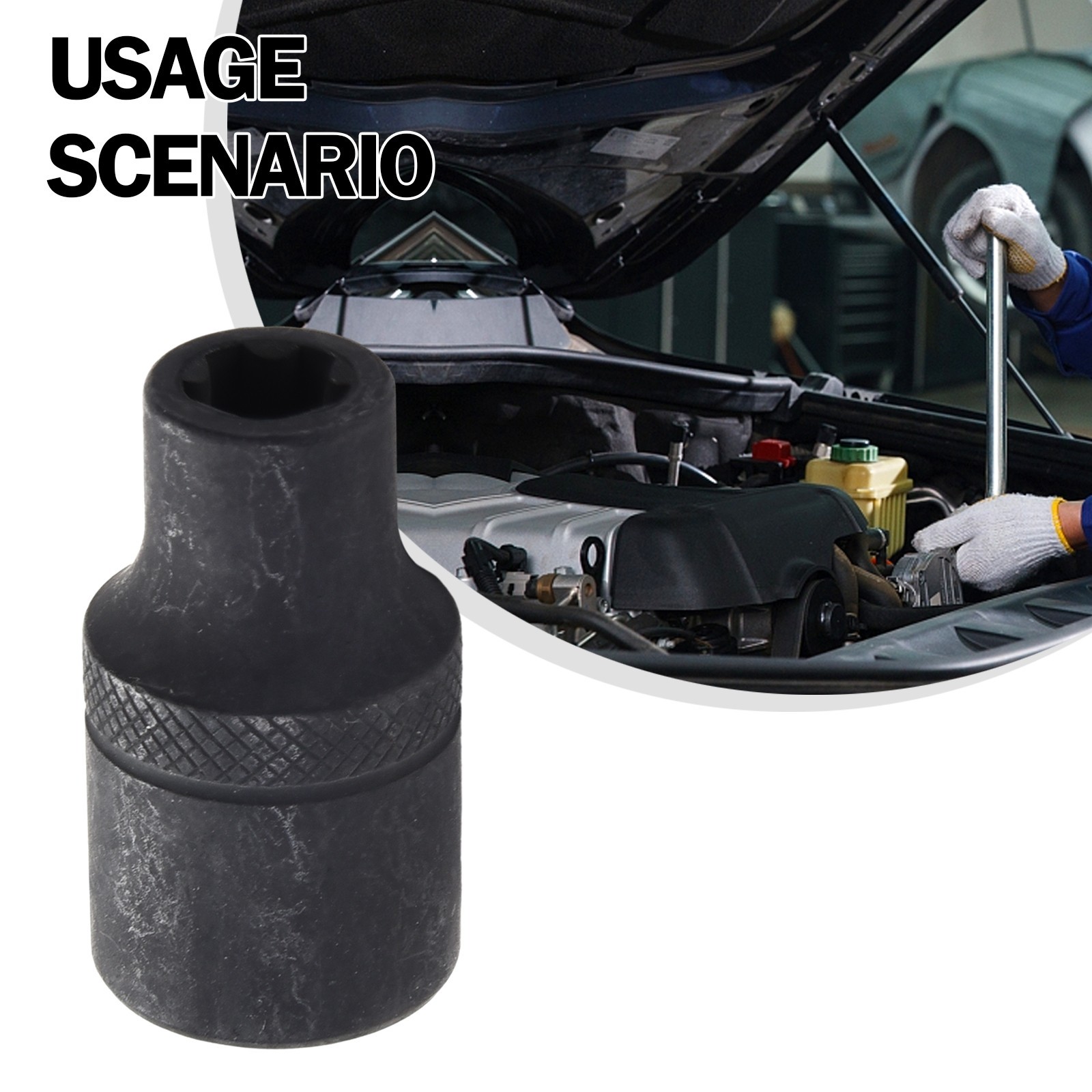 Easy Installation Steel For Tesla Cover Screw Sleeve Wrench Black Color