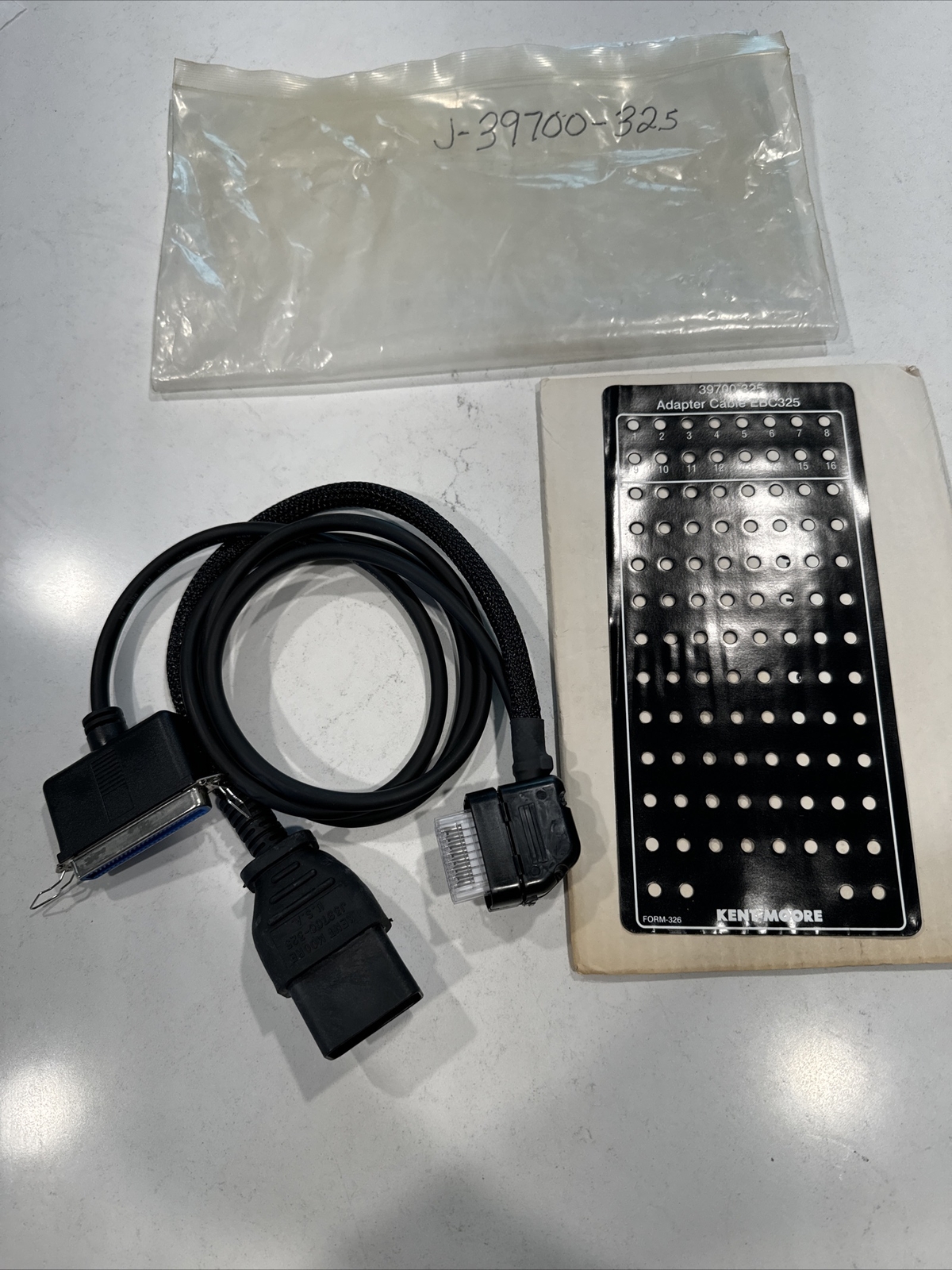Kent Moore J-39700-325 Breakout Box Adapter Harness With Magnetic Overlay EBC325