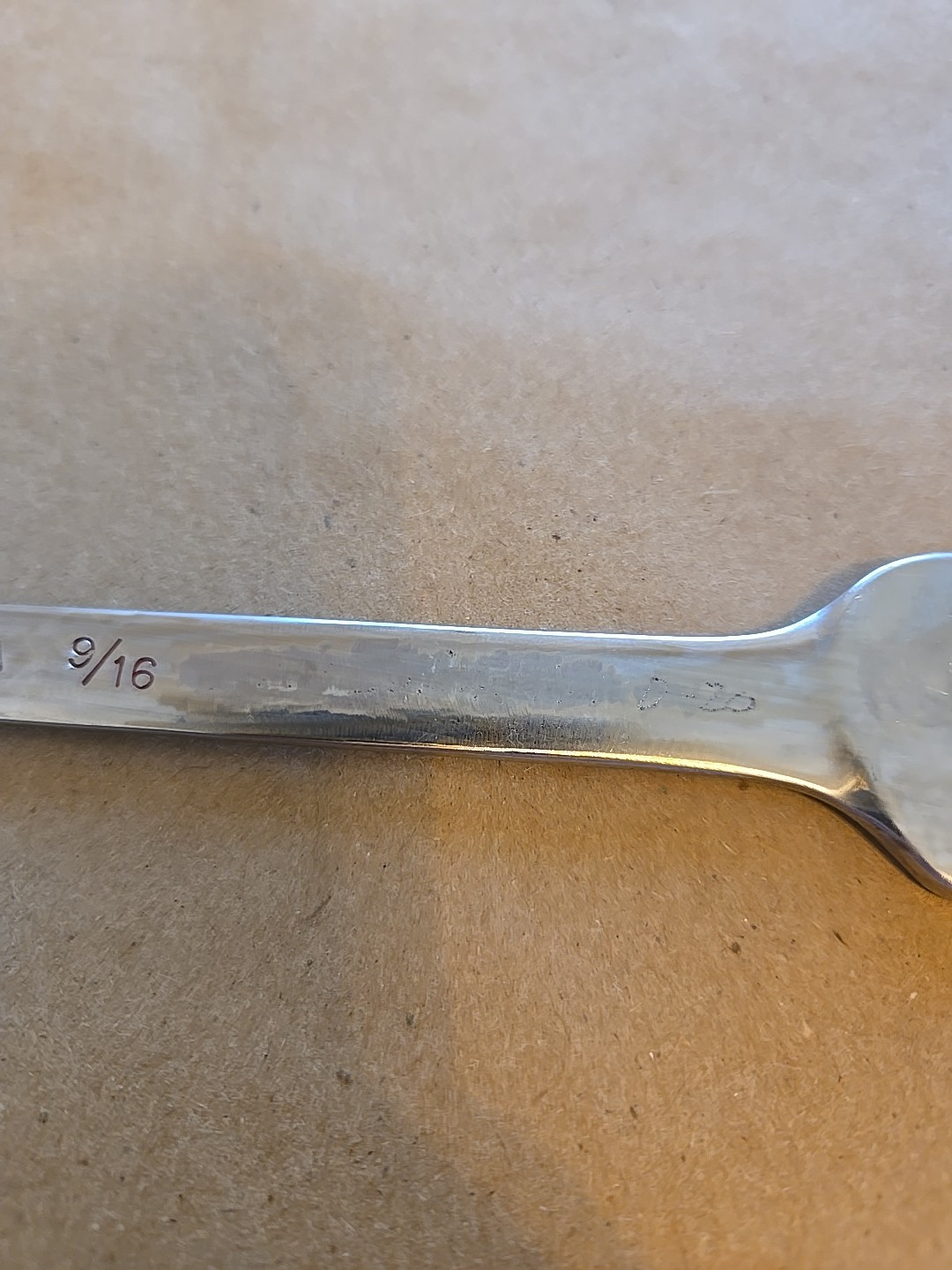 Snap On 1/2″-9/16″ SAE Chrome Low Torque Slime Line Open End Wrench LTA1618