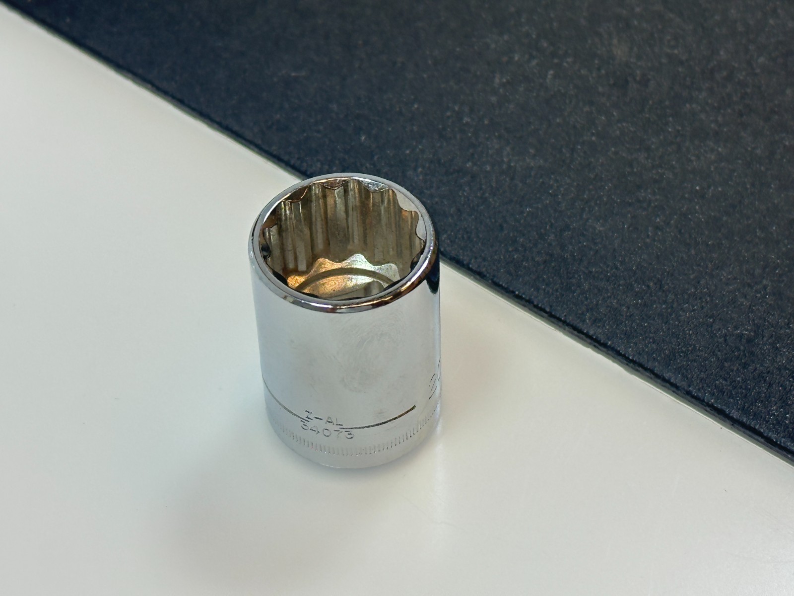 Craftsman Tools 34073 Z-AL 20mm Metric Chrome Socket, 1/2” Drive, 12 Point