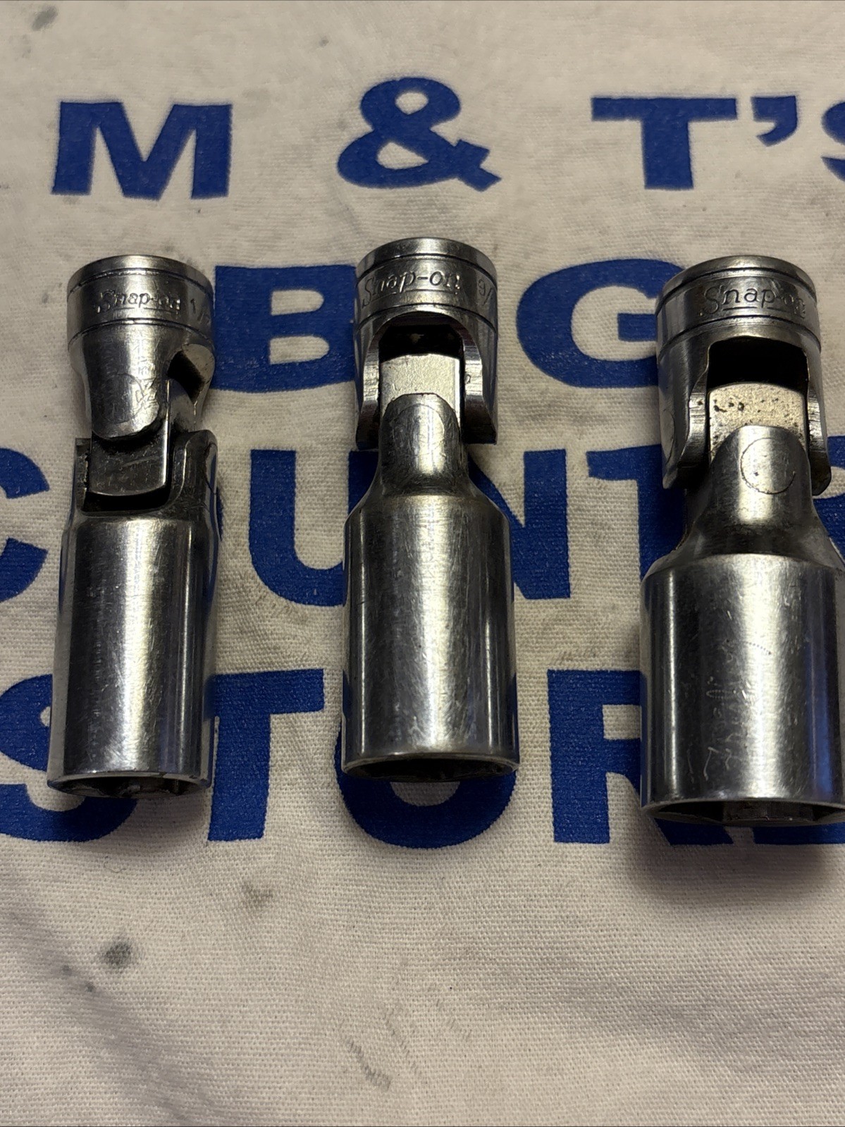 Snap-on Tools USA 3/8″ Dr 3pc Deep Swivel Sockets 1/2″ 9/16″ 11/16″ FSU16,18,22