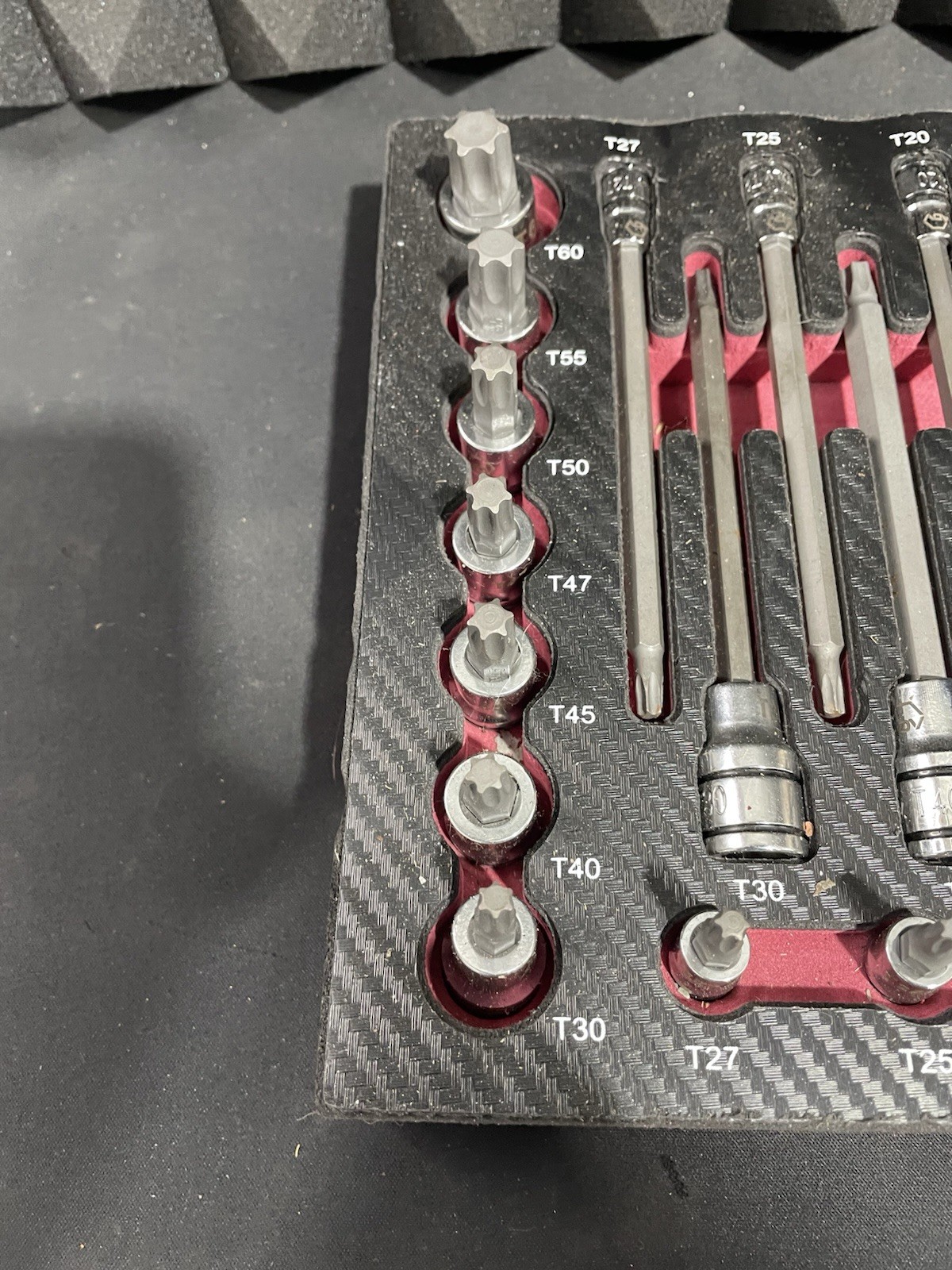 Matco SBS26V ADV Long Short Torx Bit Socket Set T8-T60