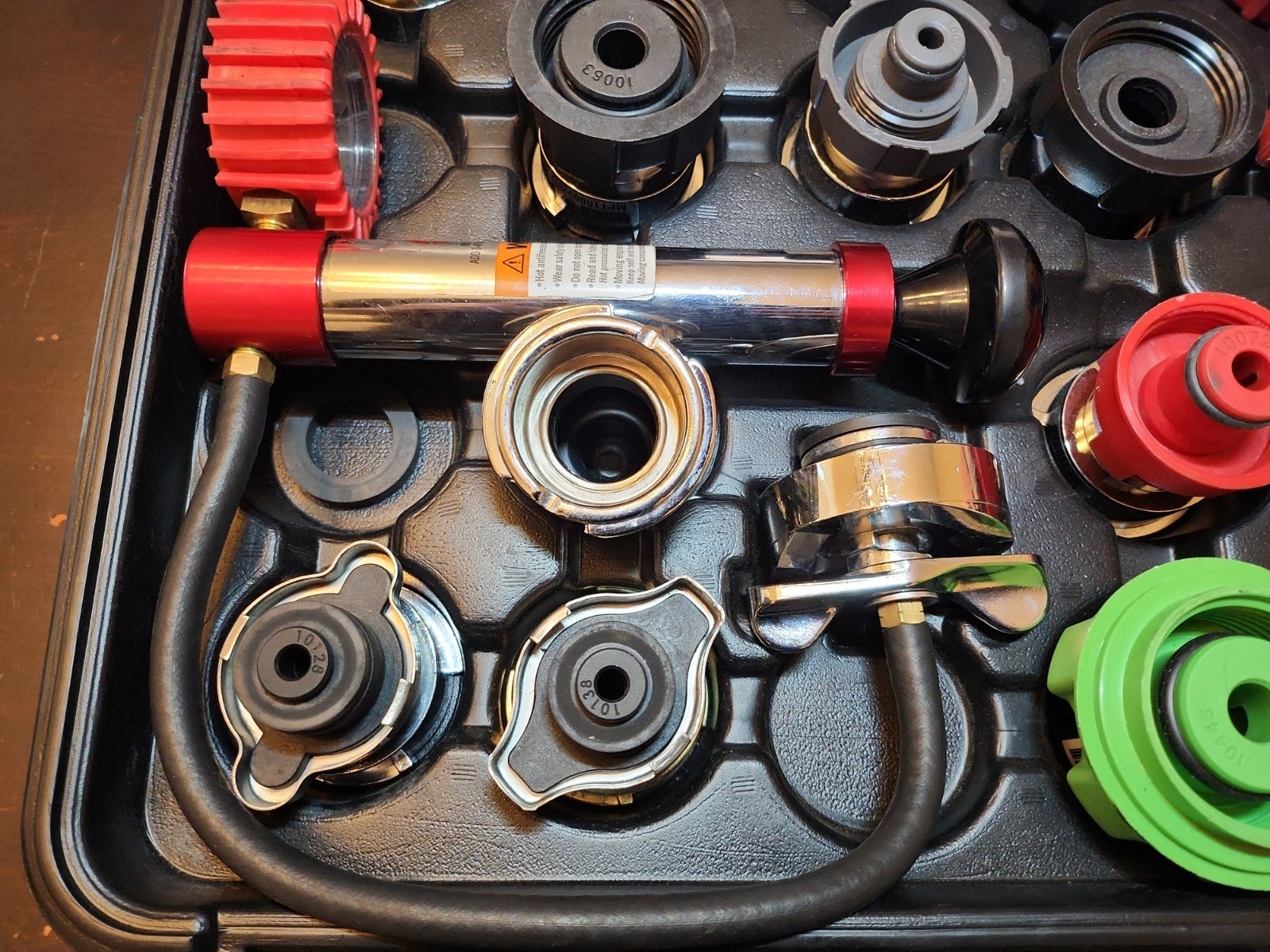Matco Tools MPT15000P 15 PC Cooling System Adaptor Set used LIKE NEW
