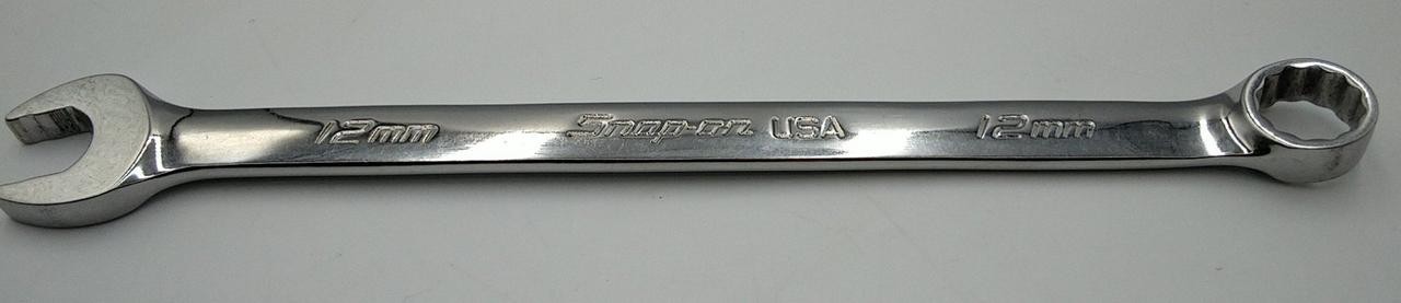 Snap-on SOEXM12 12 mm 12-Point Metric Flank Drive Plus Combination Wrench
