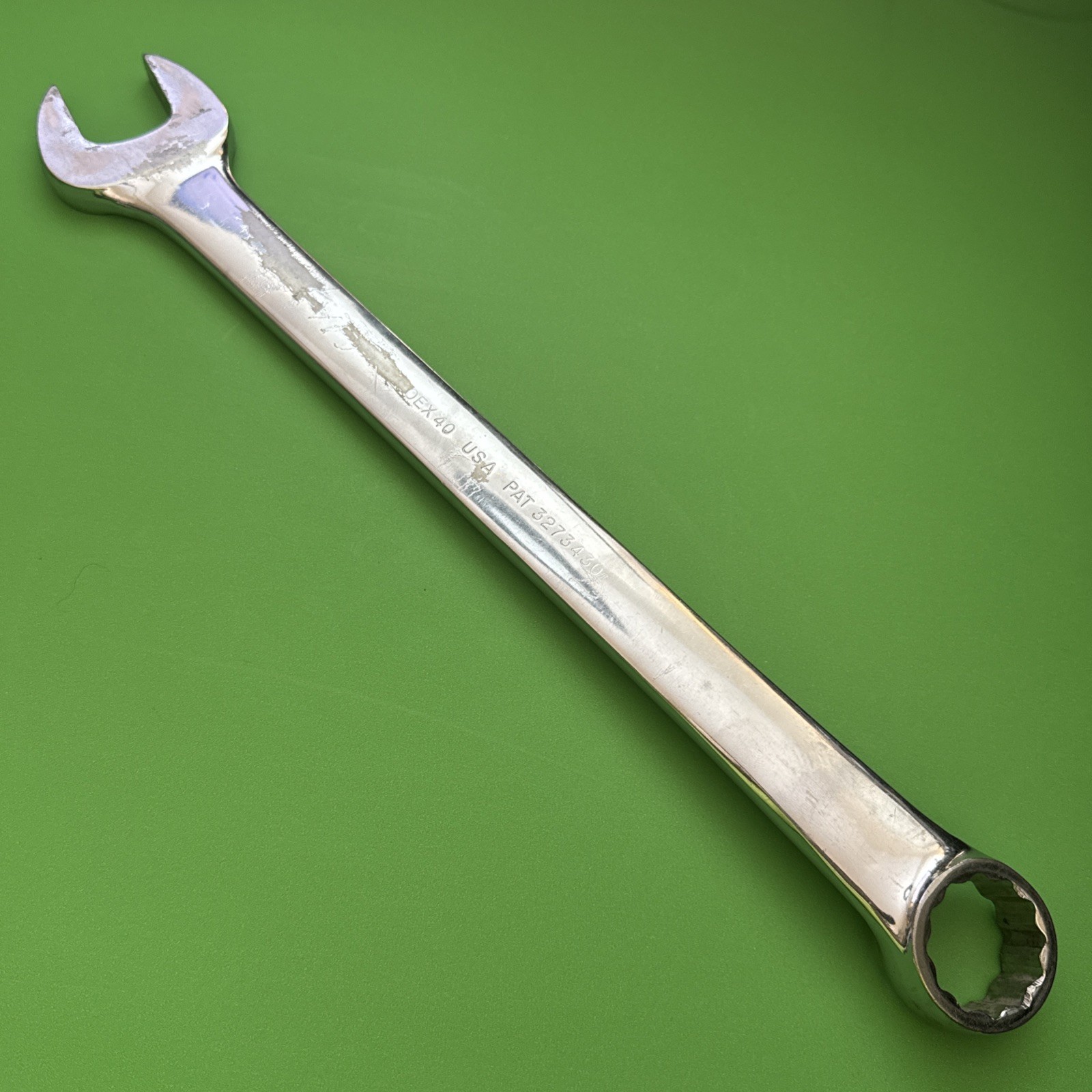 Snap-On USA 4 Piece OEX Series SAE Sz 1″ to 1-1/4″ Combination Wrench Set READ