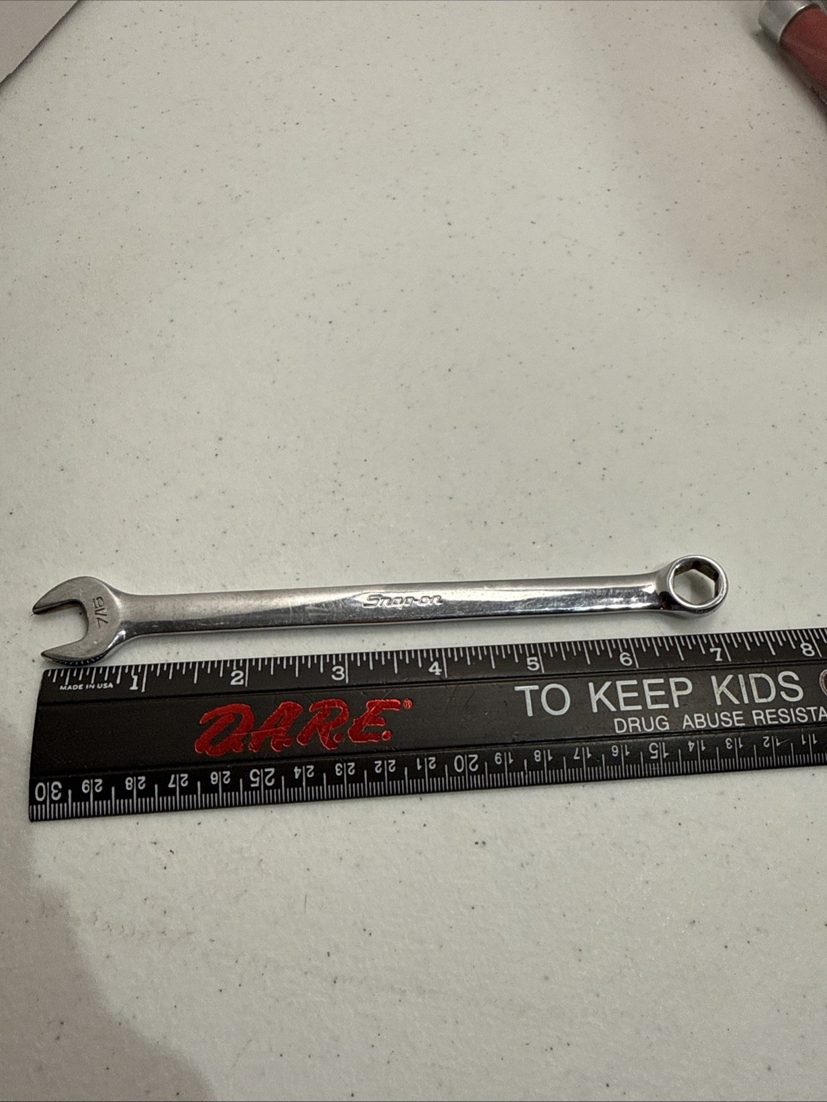 Snap-on OSH14 Chrome Combination Wrench 7/16” SAE 6 Point USA OSH 14 Snap On B11