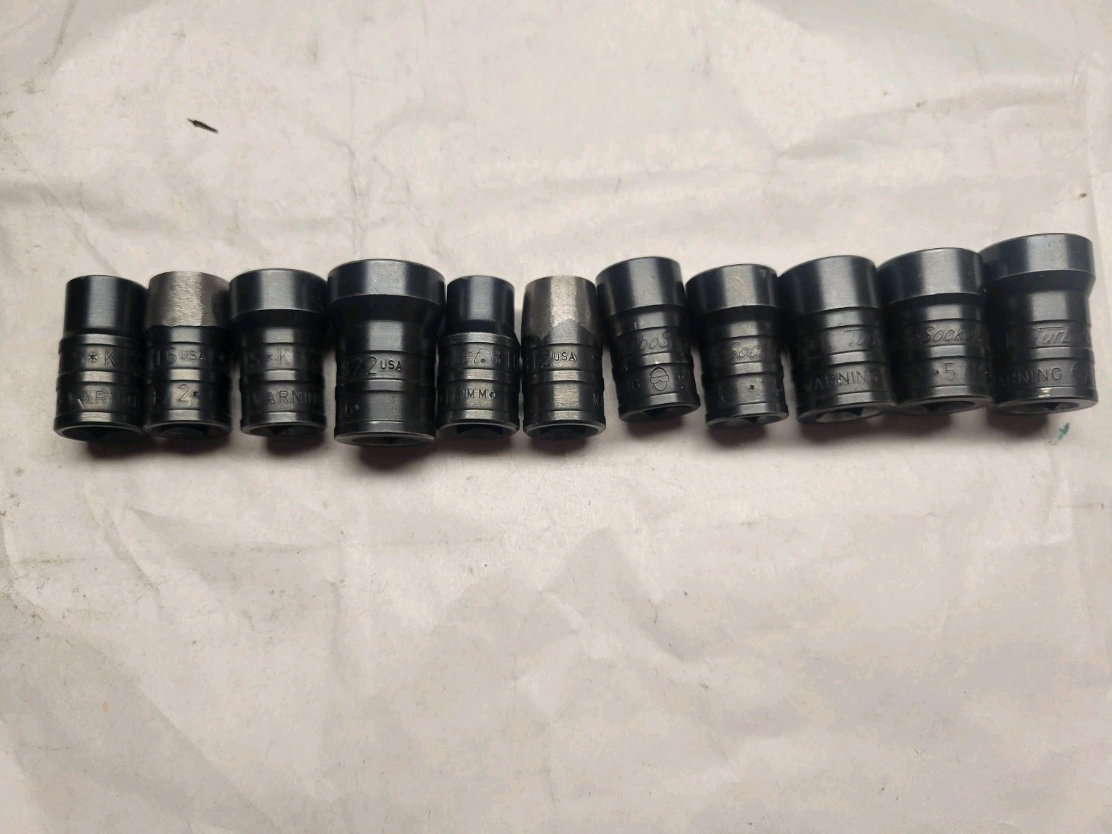 SK Tools 11 Pc 3/8” Drive Metric/SAE Turbo Socket Set For Damaged Nuts/Bolts 803