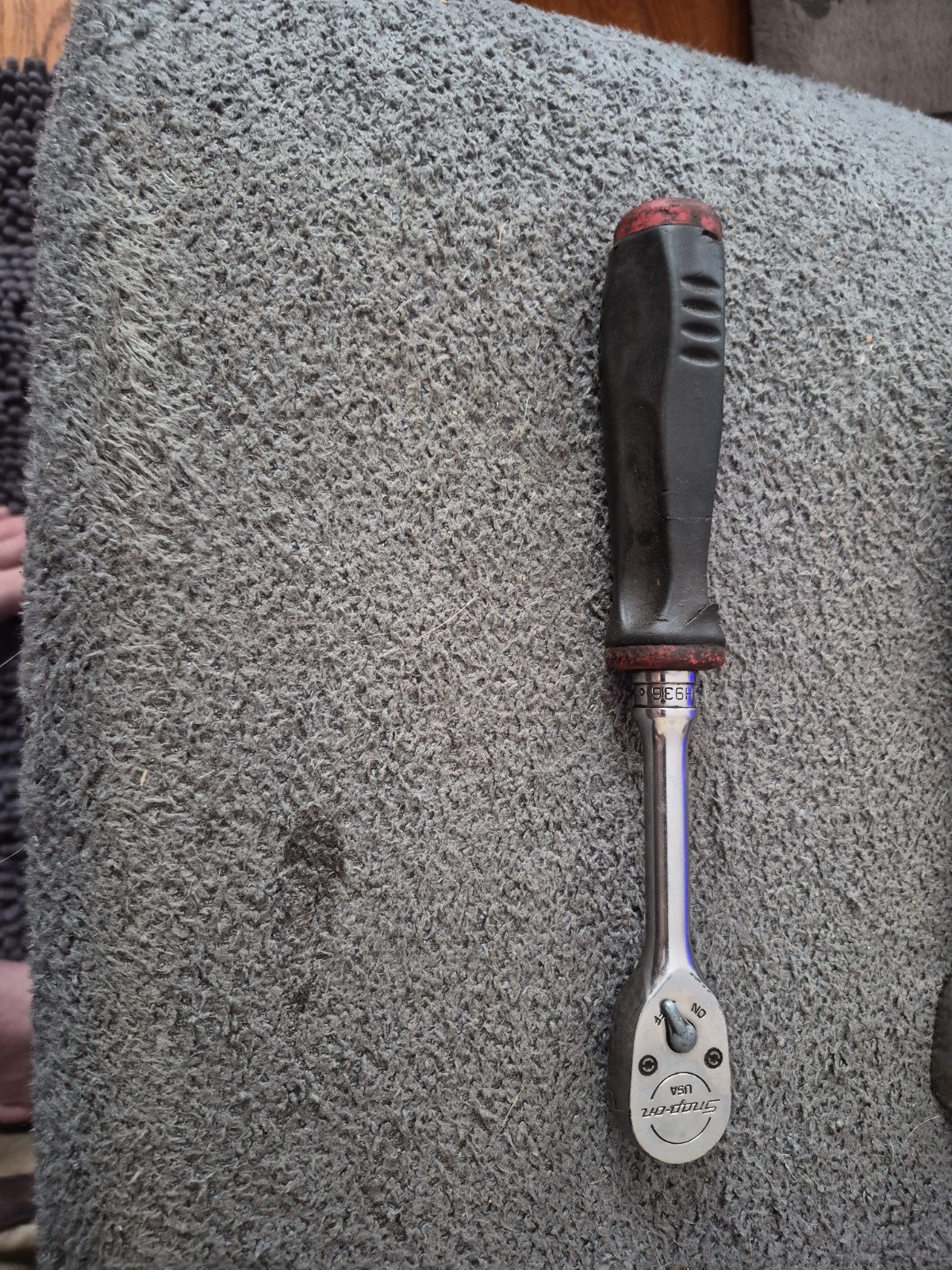 Snap-On 3/8″ Drive Ratchet – Soft Grip Handle (FH936) Made in USA