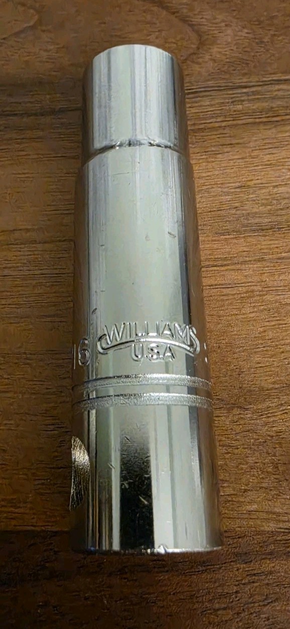 ​Williams USA SD-1218 9/16″ 12-Point Deep Socket 1/2″ Drive Vintage Tool