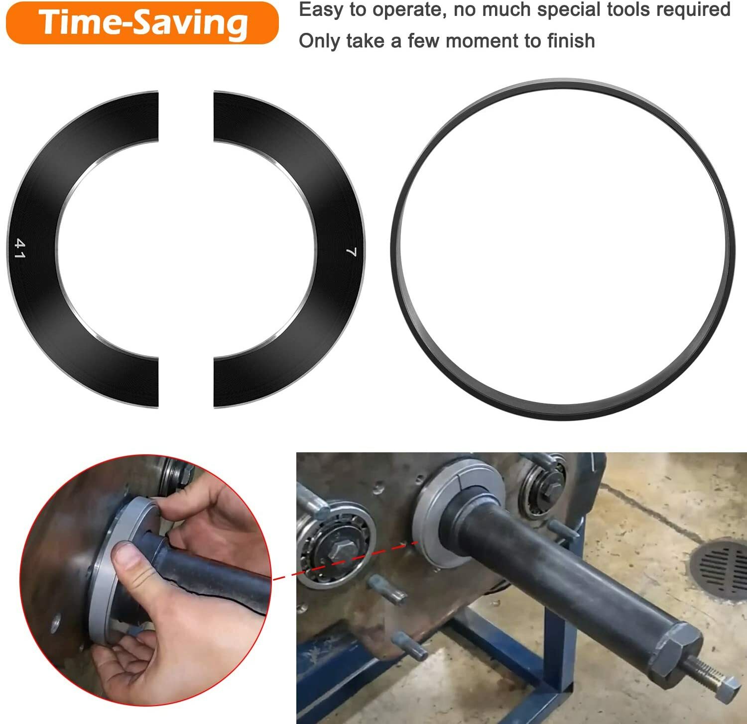 Eaton Fuller Input Shaft Bearing Puller Tool for 1 3/4″ & 2″ shafts