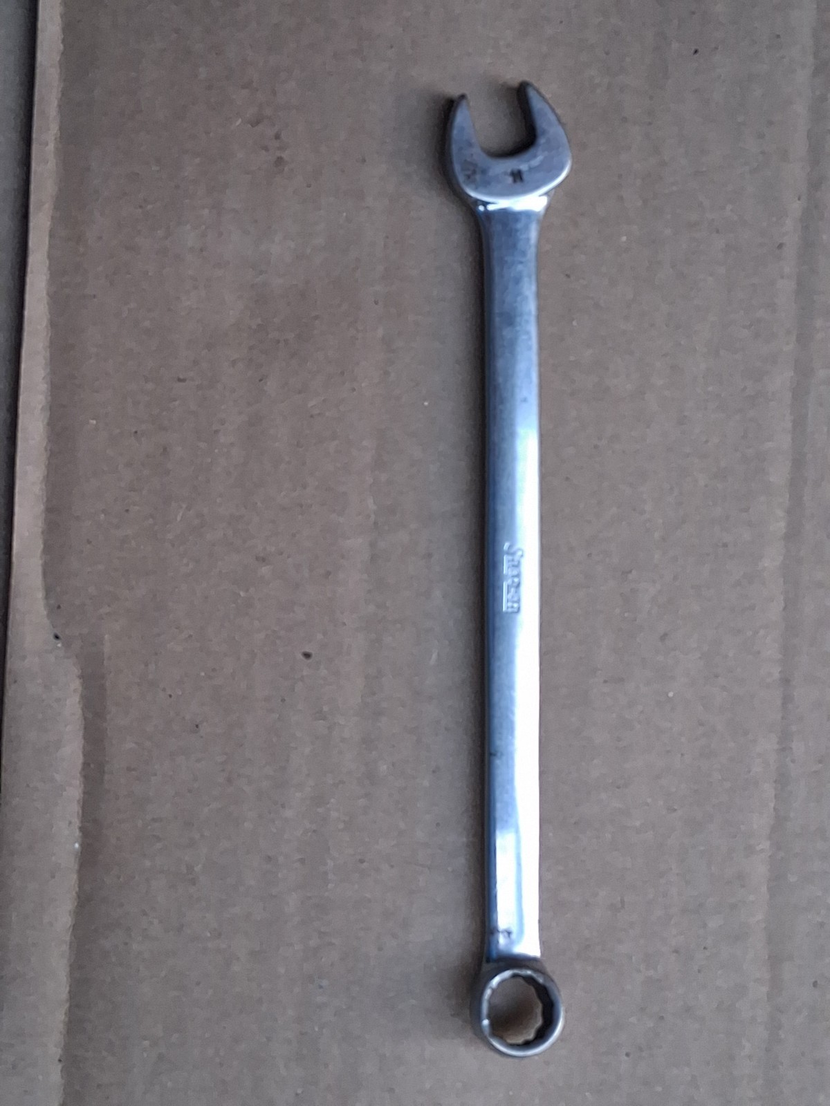 VINTAGE SNAP-ON OEXM110 METRIC 11 METRIC 12 POINT COMBINATION WRENCH USA