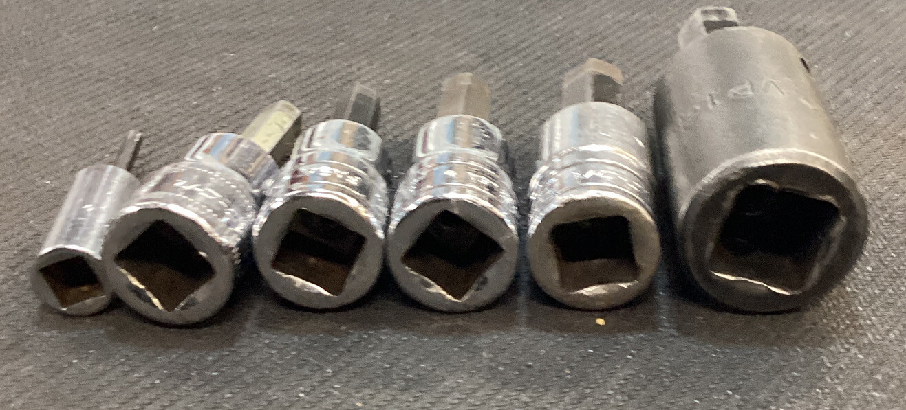 Snap On 5 piece Allen Hex Socket Set Fam6e, S6137, fa12a, fa10b, fa8a, Mac VP146