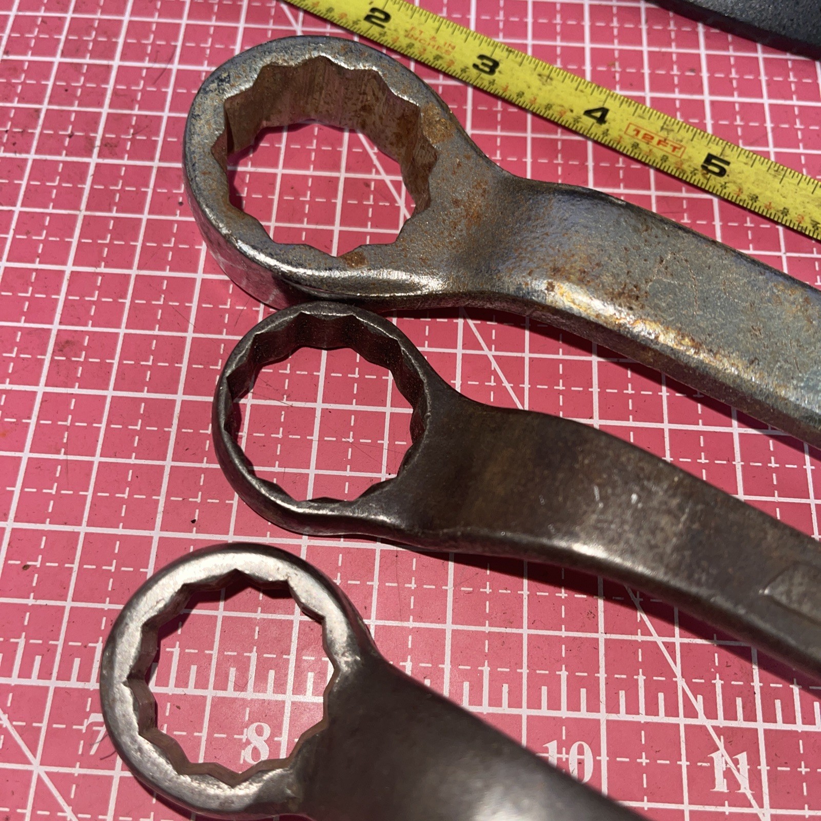 USA Made 5 Piece SAE 12 Point Offset Box End Wrench Set 1-5/16 – 11/16 In Jumbo