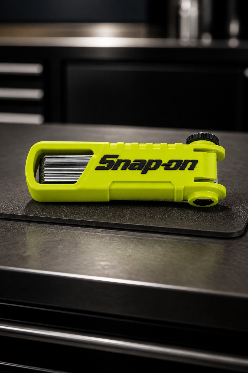 Snap On 25 step ground flat Blade Feeler Gauge Combination SAE/Met HIVIS FBSG325