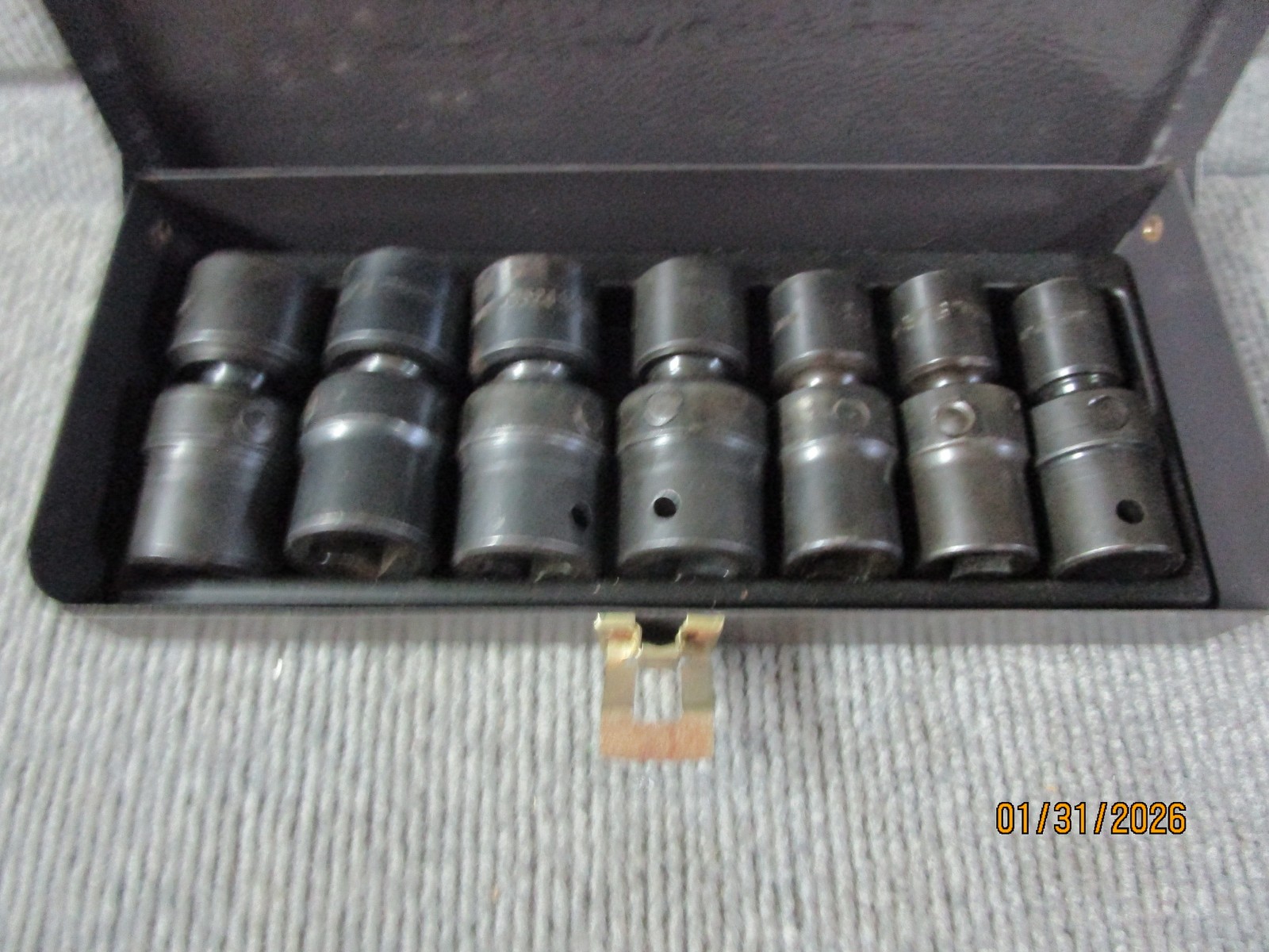 True Craft 7pc 1/2″ Dr SAE Swivel Socket Set Japan