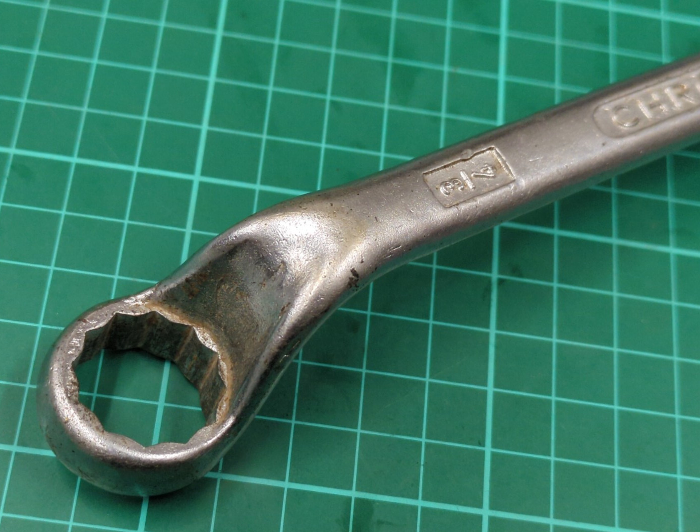 Vintage ELORA No.110 25/32″ x 3/4″ AF Offset Ring Spanner, Made In Germany