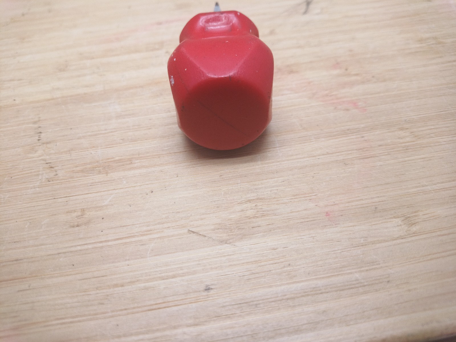 Snap On Stubby Flat Head Screwdriver Red SDD1