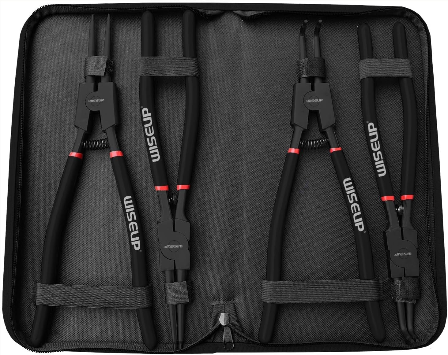 Ergonomic 13 Inch Snap Ring Pliers Set – 4PCS for Precision Handling