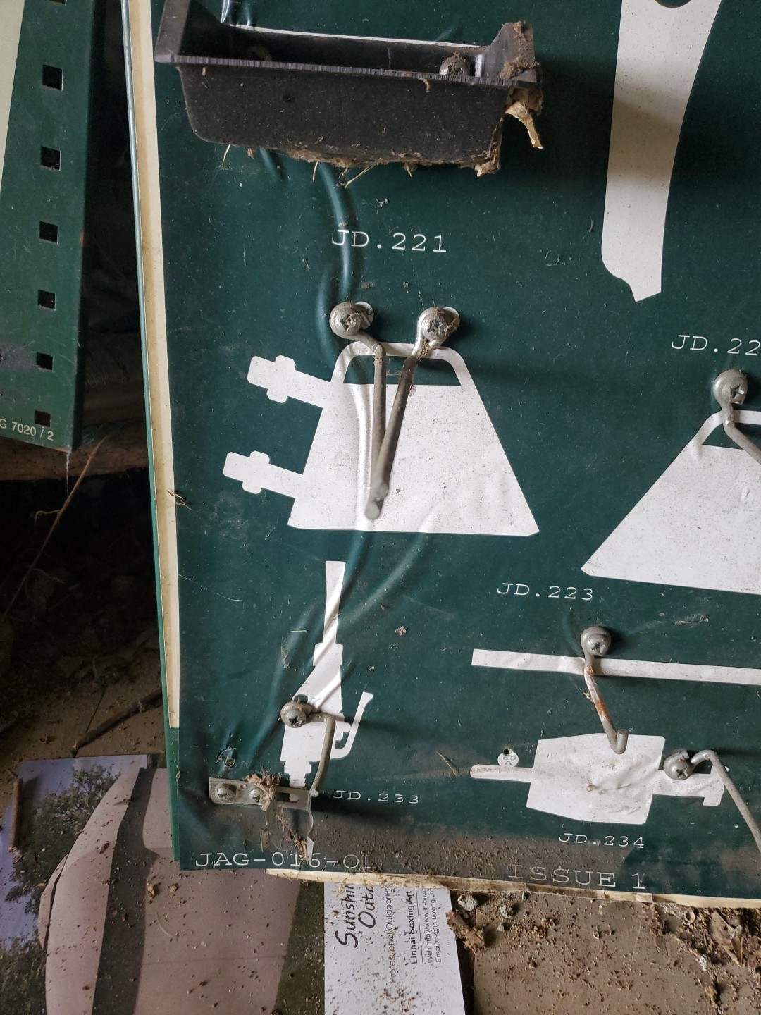 Vintage Authentic Jaguar Dealers Tool Board Only