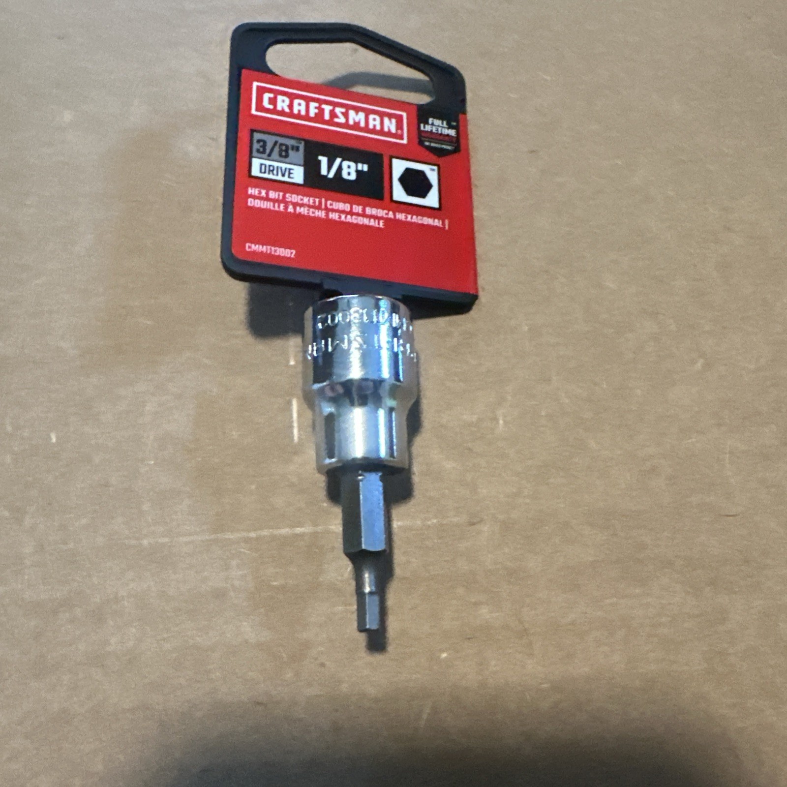 Craftsman CMMT13002 1/8” Hex Socket 3/8” Drive – Lifetime Warranty