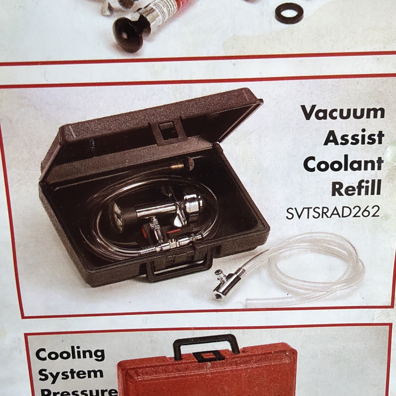 Snap On Tools Vacuum Cooling System Filler SVTSRAD262