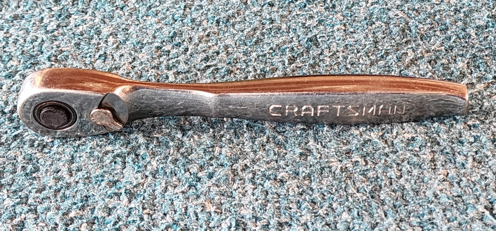 Vintage Craftsman USA, 1/4″ Drive Thin Profile Ratchet 84-Tooth -VV- 44994. Used